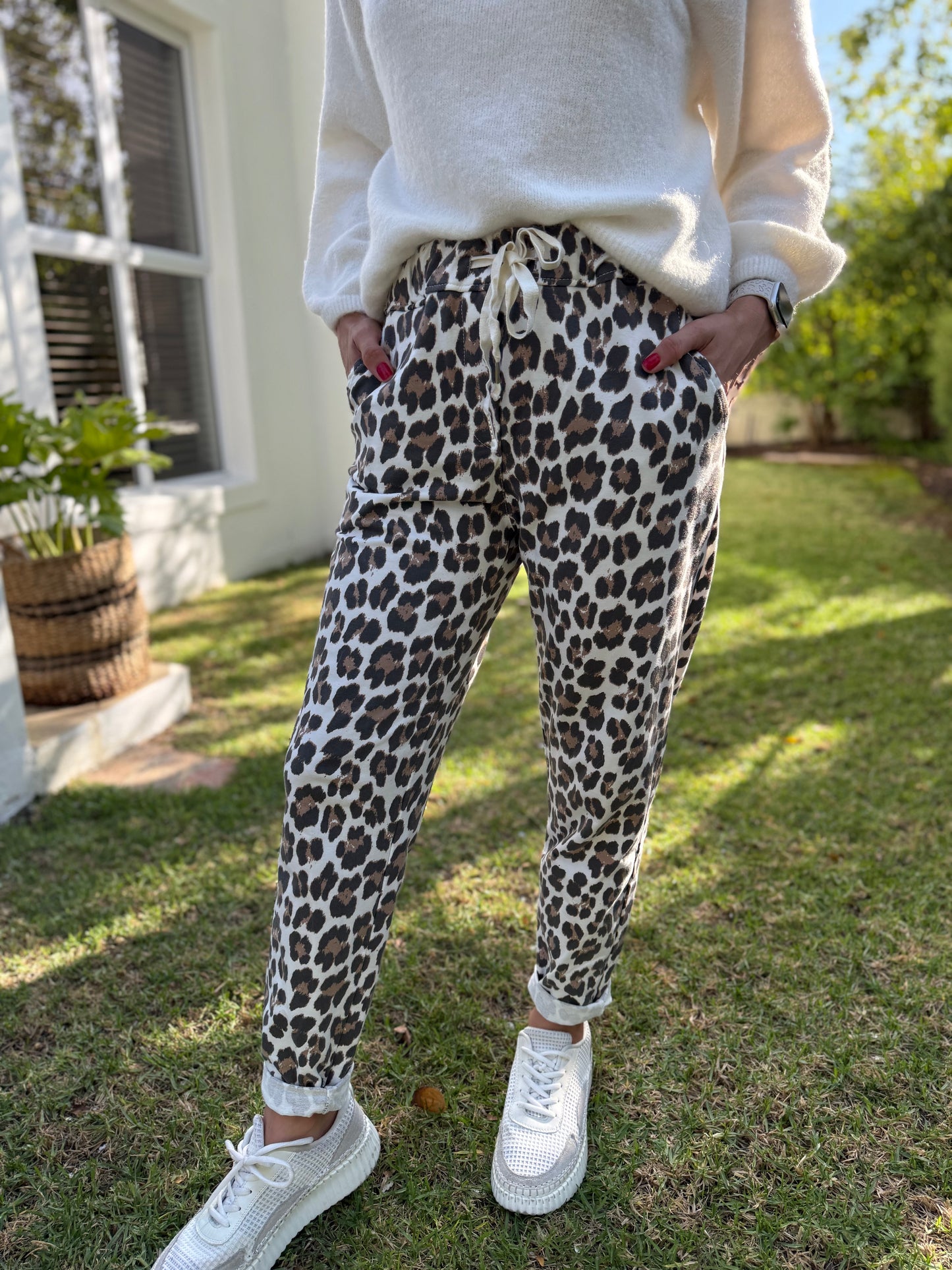 Italian pants - Belinda leopard
