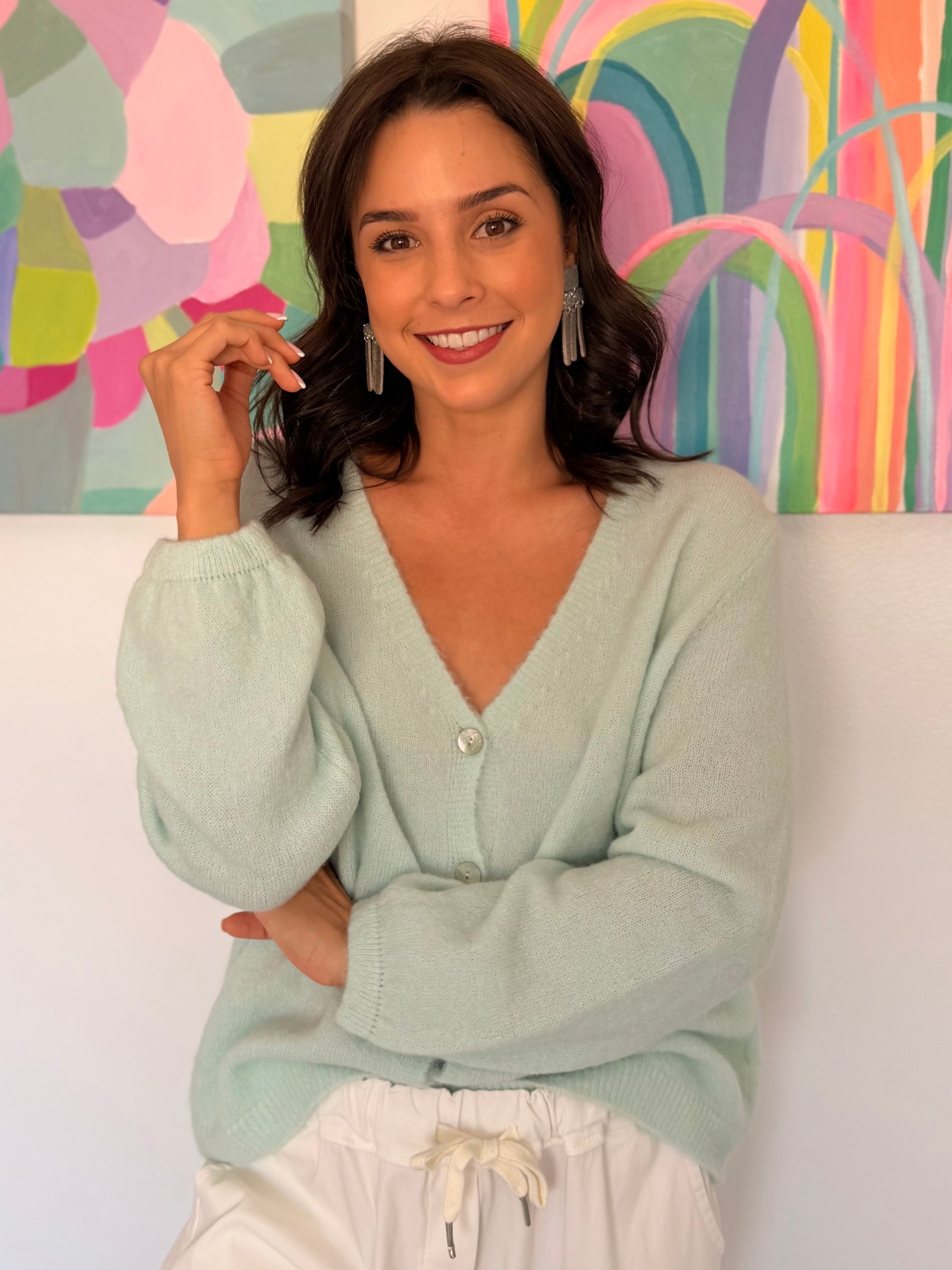 Baby alpaca cardigan -