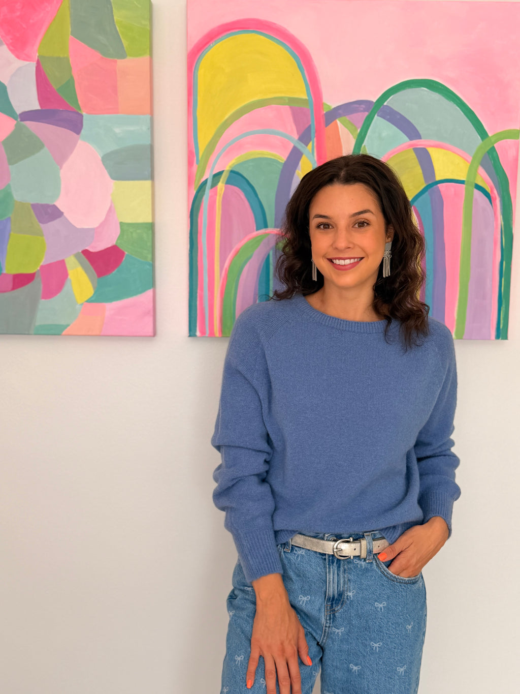 Baby alpaca knit - Carolina blue