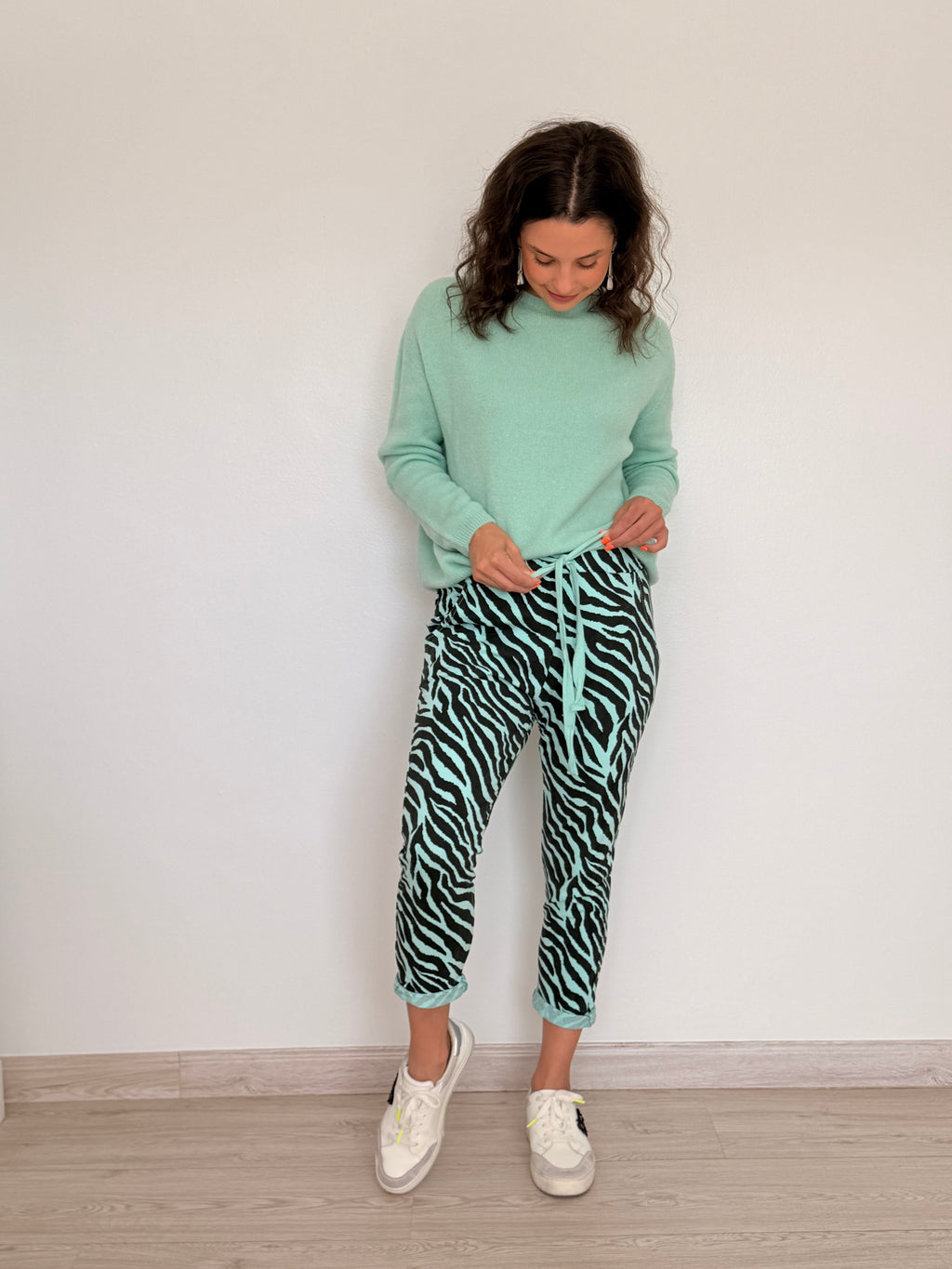 Baby alpaca knit - Aqua