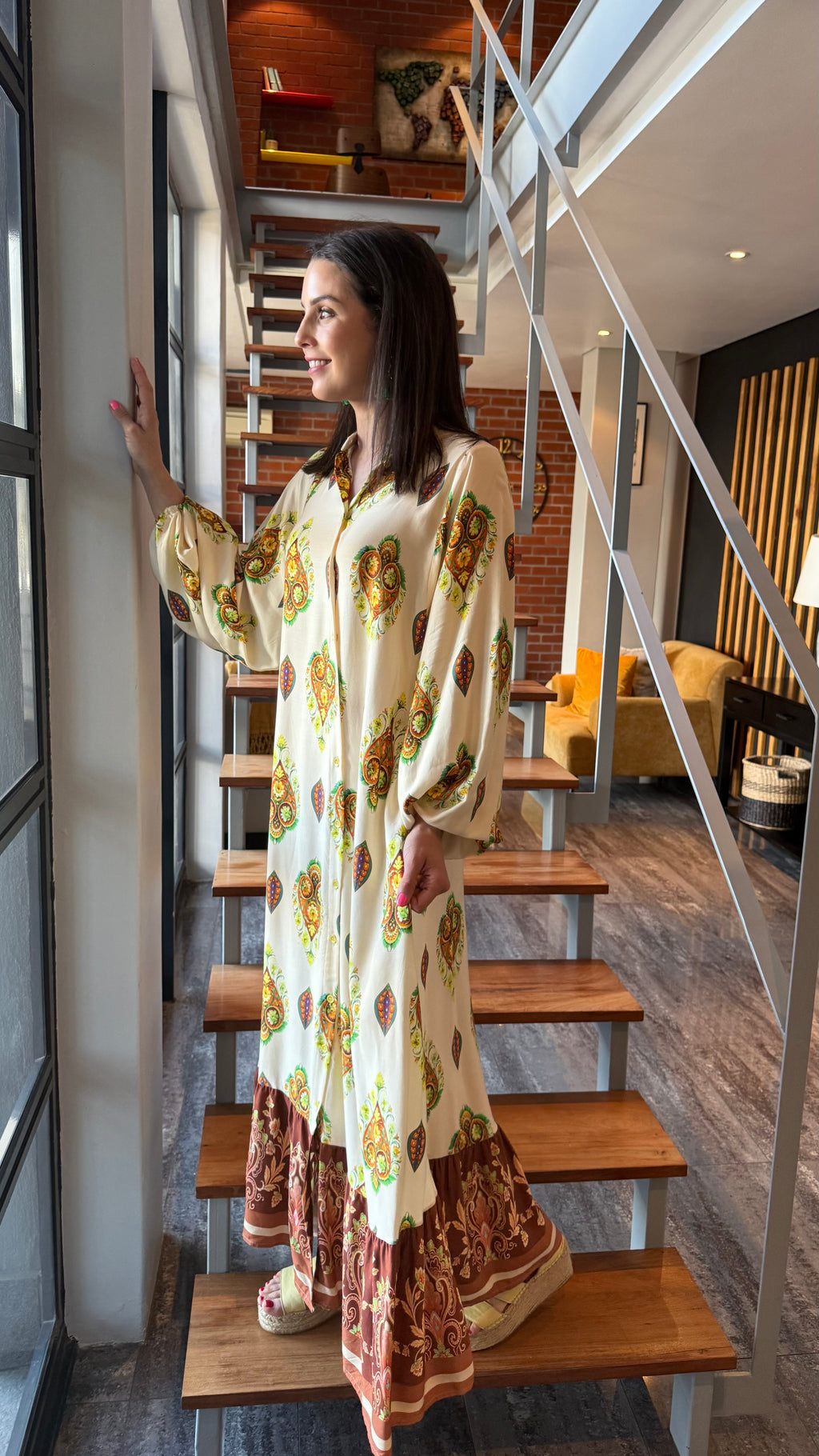 Zalie dress- Cream Indie