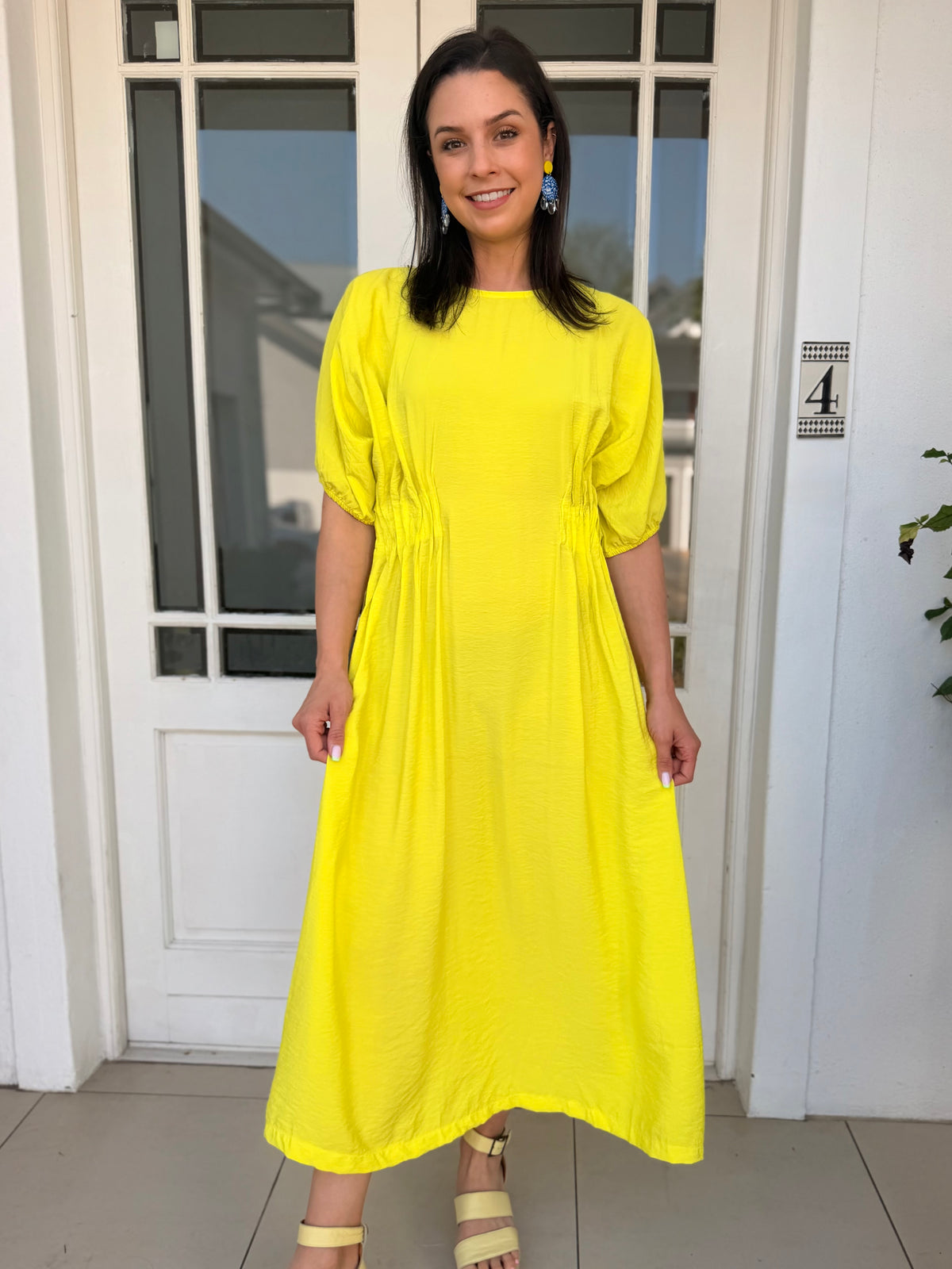 Kelly dress - Lime shock