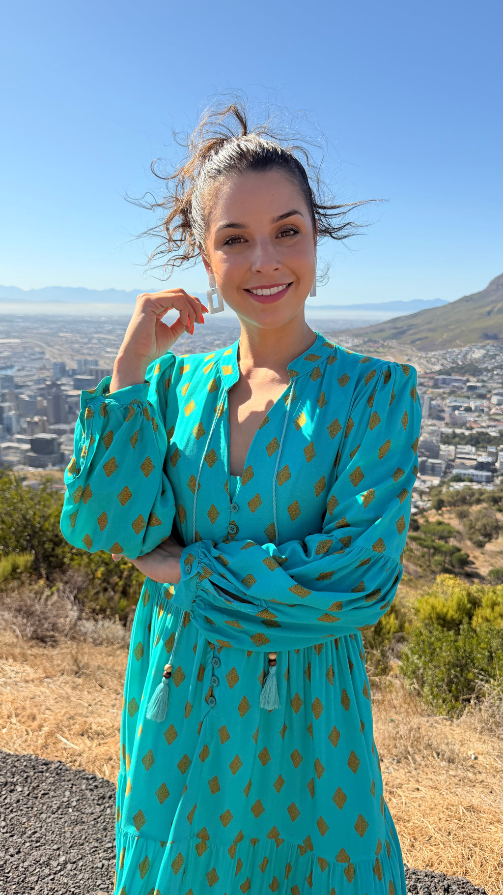 Lulu dress - Turquoise gypsy