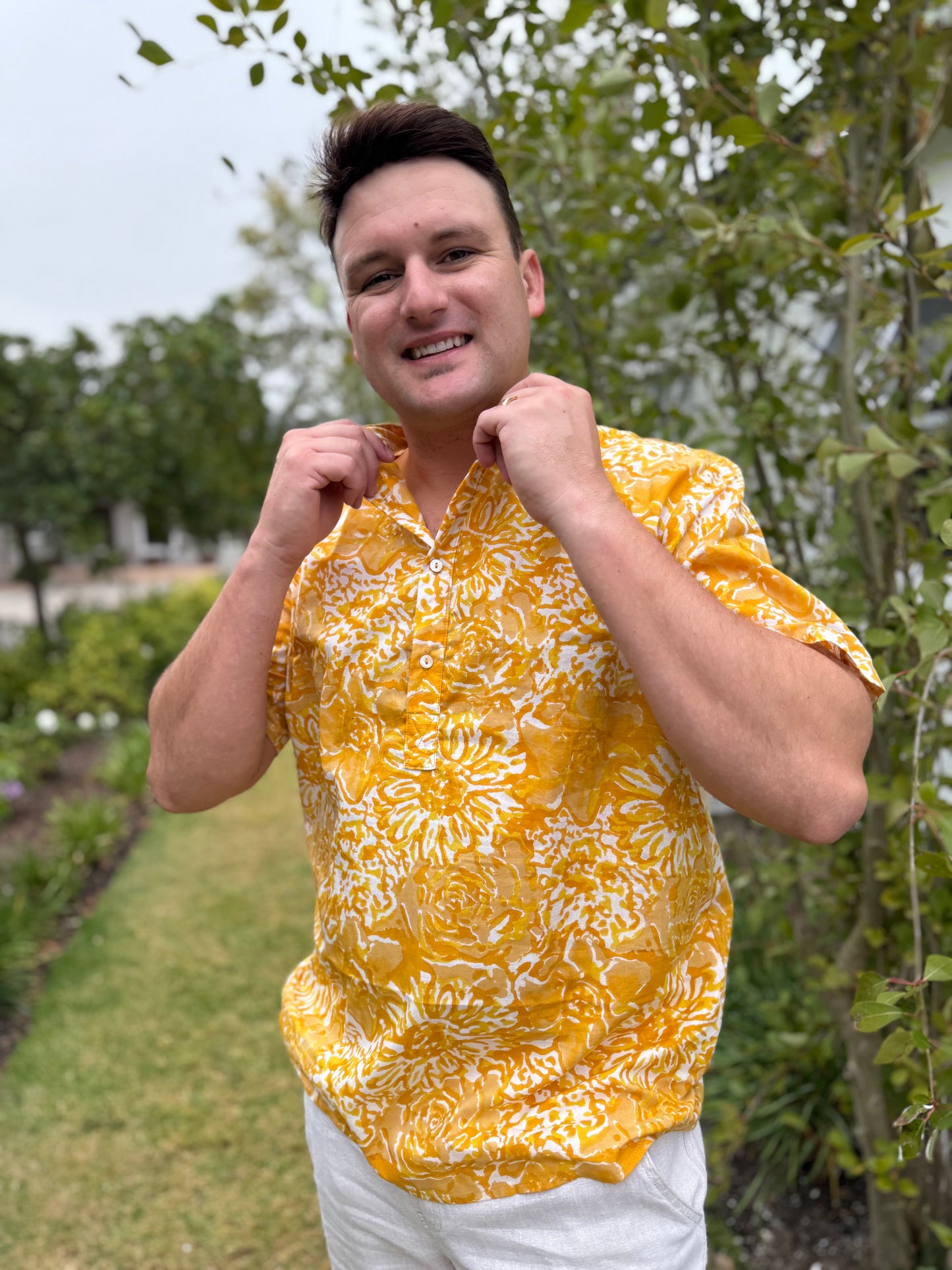 Ruan shirt - Mustard floral