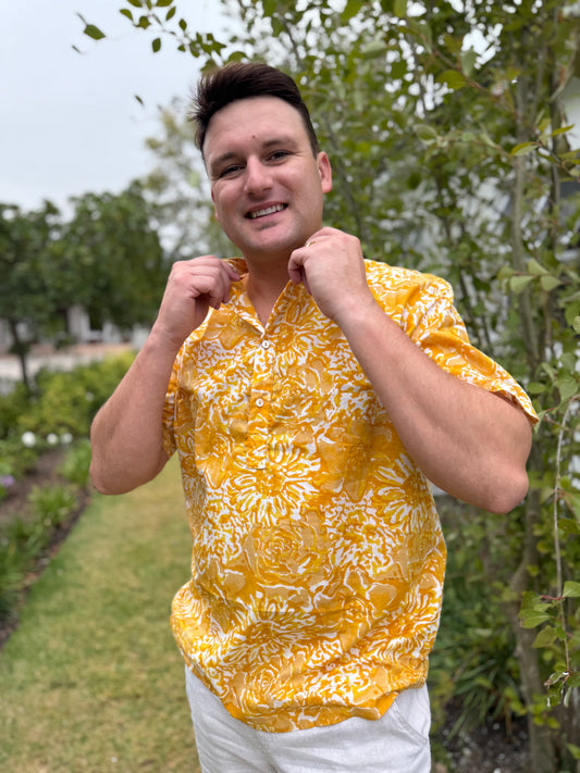 Ruan shirt - Mustard floral
