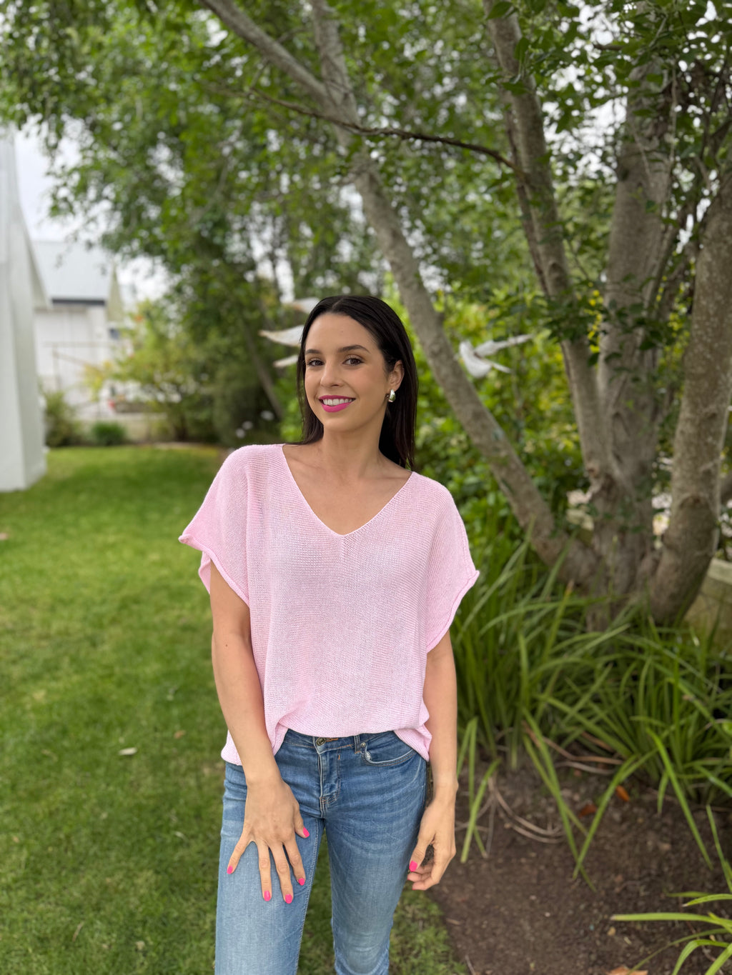 Italian summer knit - Soft pink