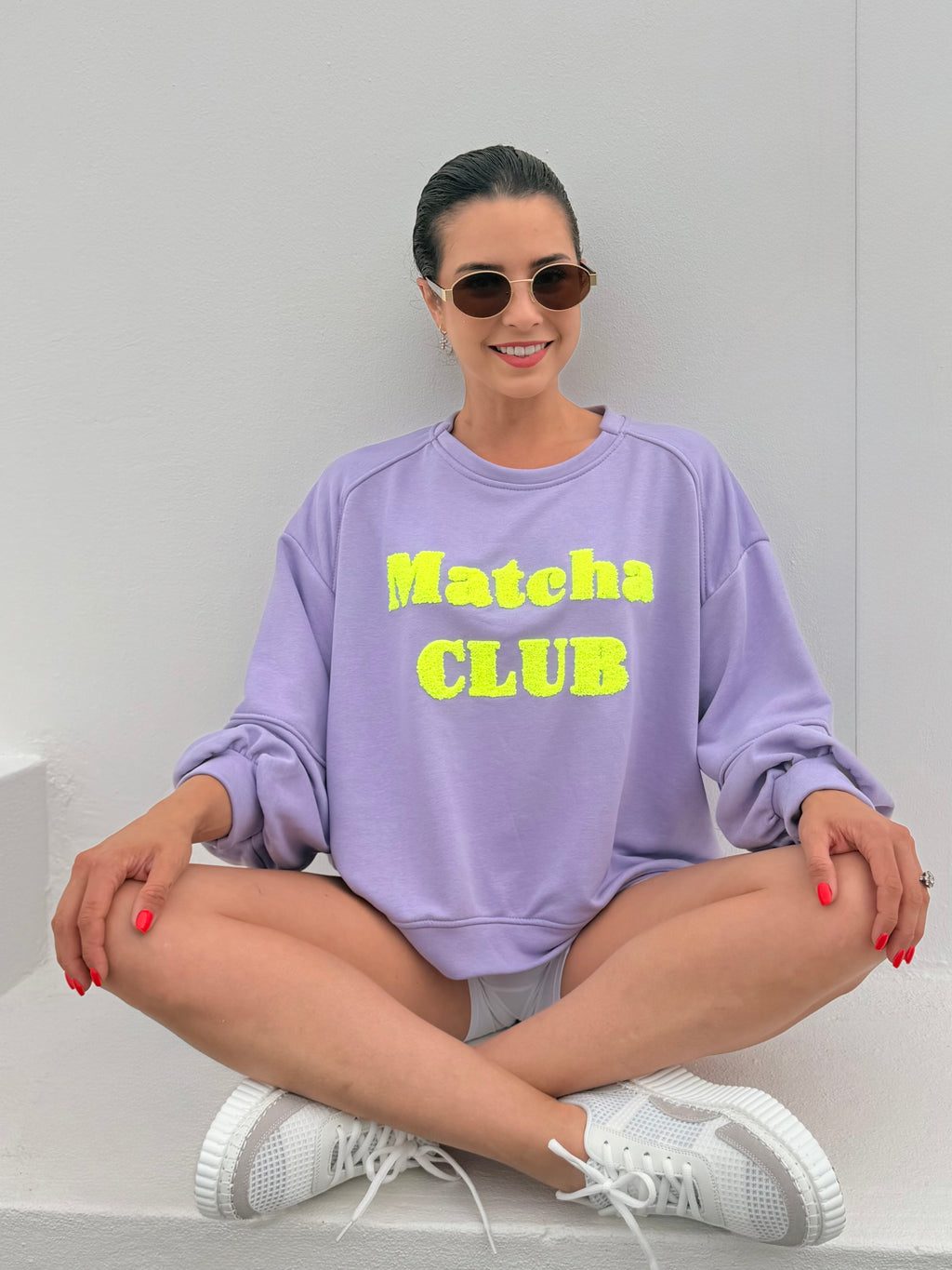 Matcha club top - Purple
