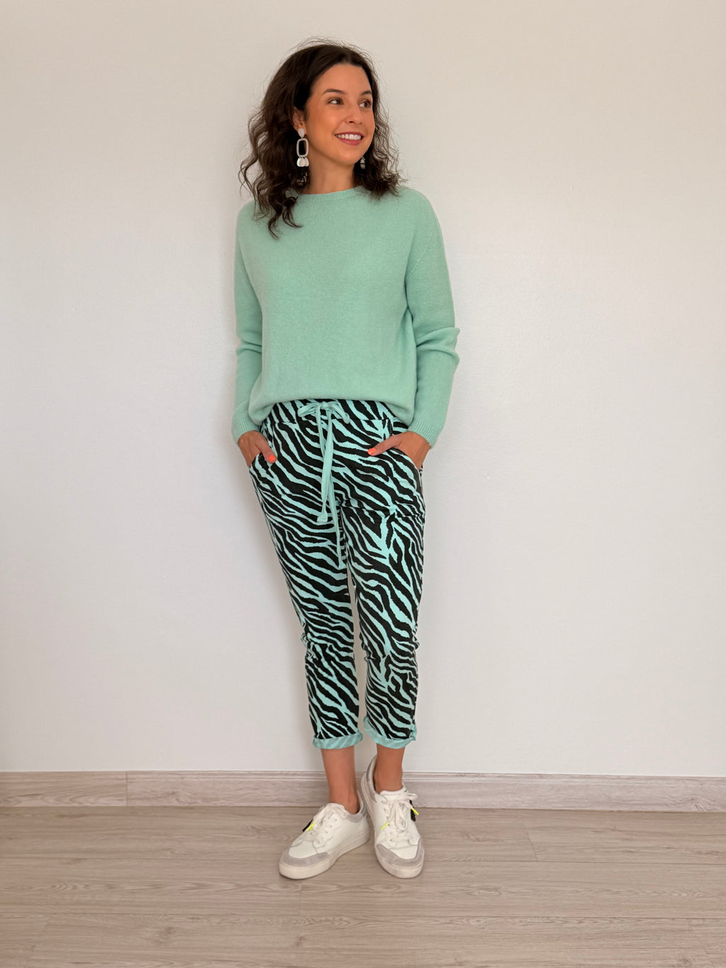 Baby alpaca knit - Aqua