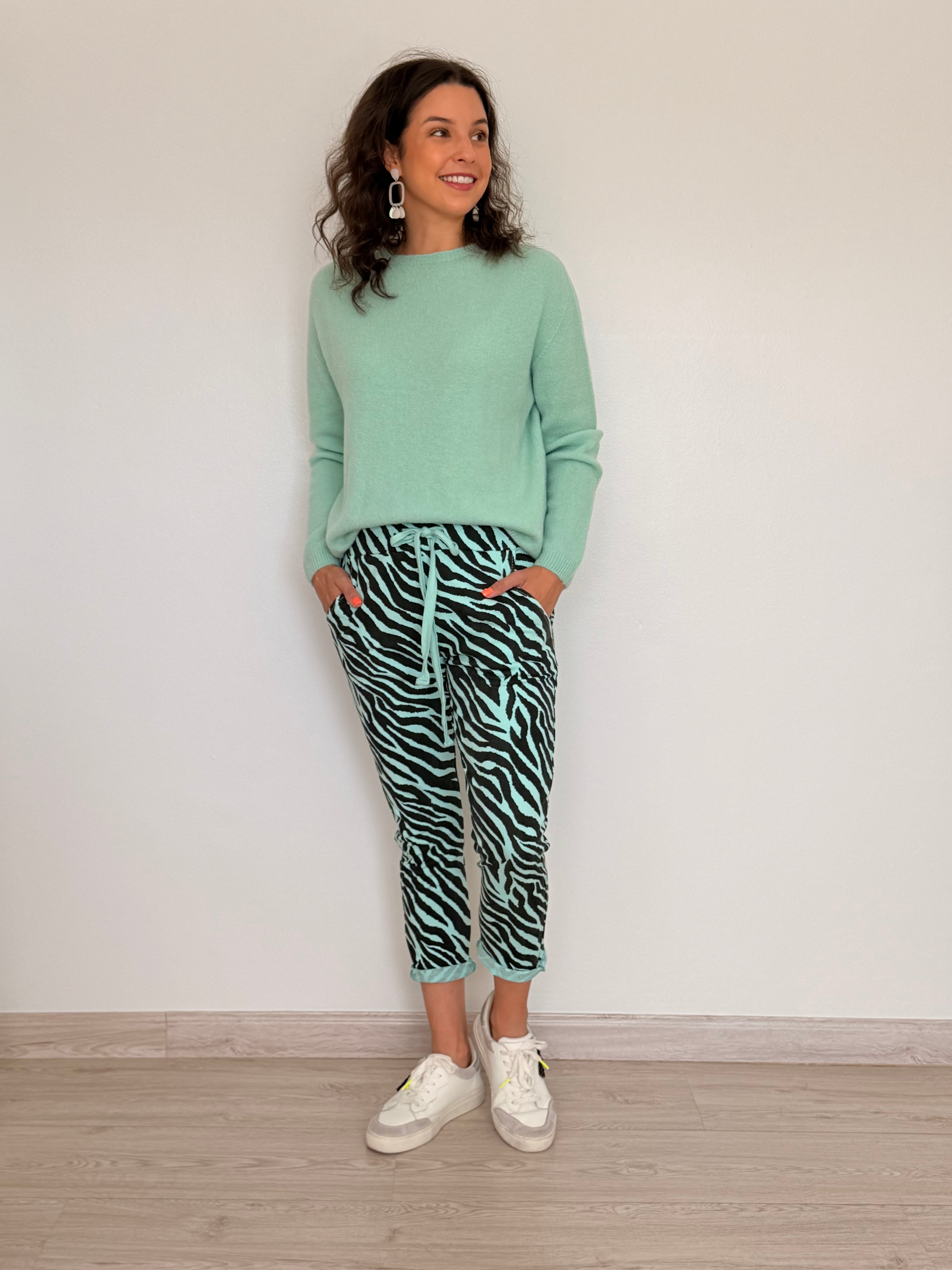 Baby alpaca knit - Aqua