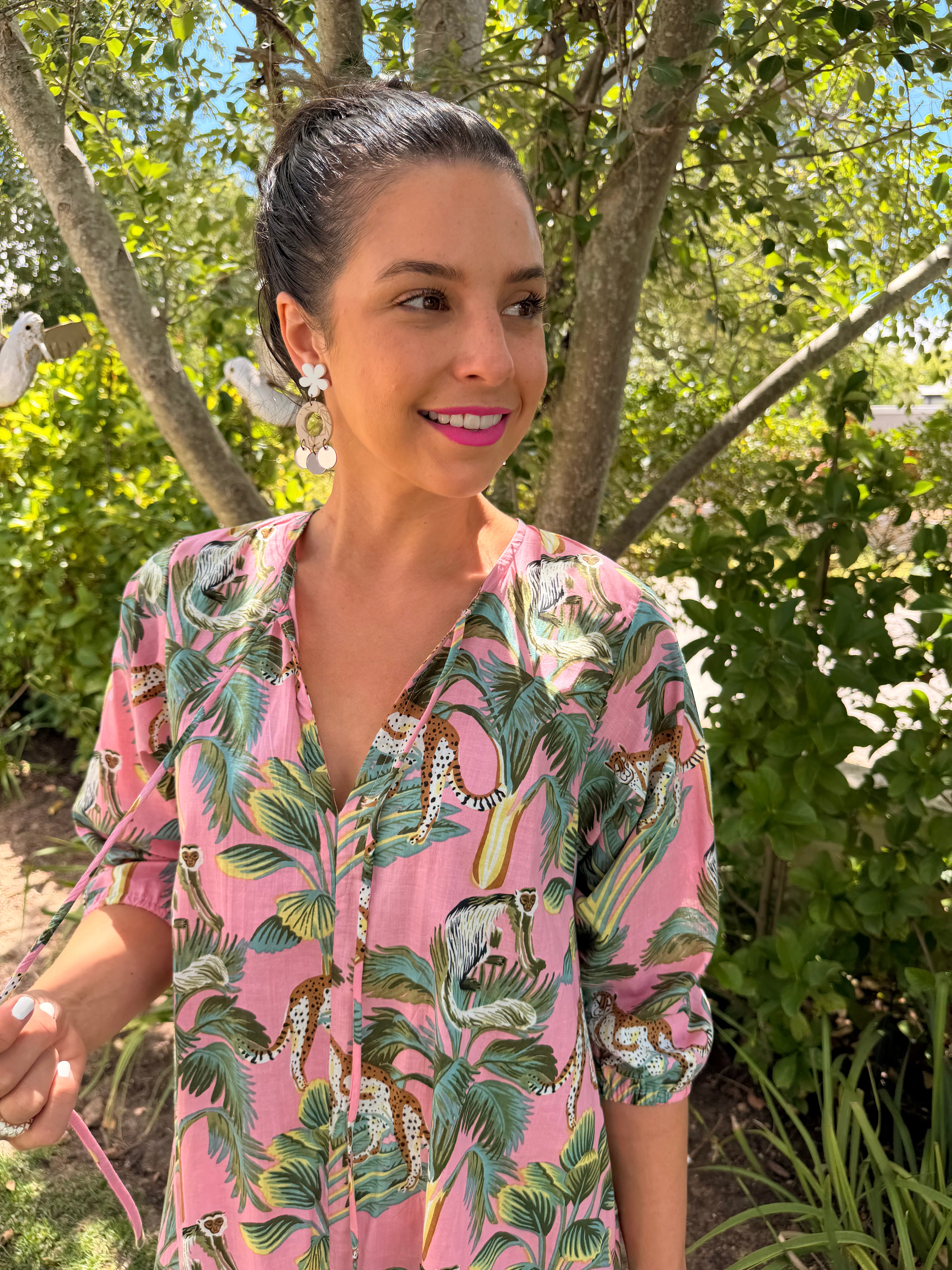 Leo dress - Pink tiger