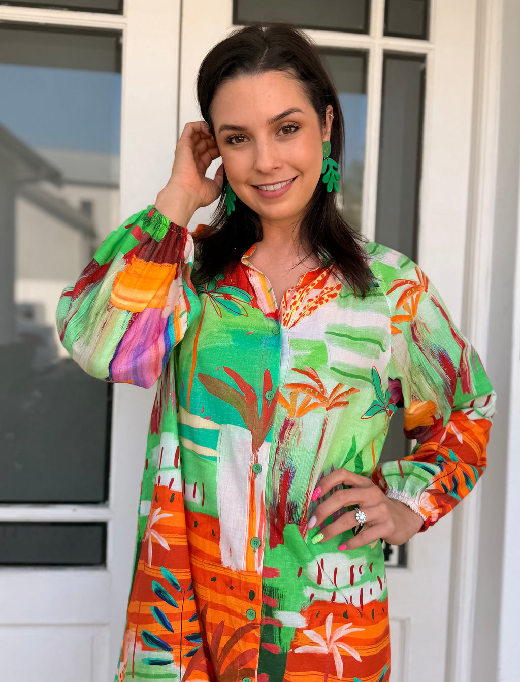 Patricia dress- Palm party