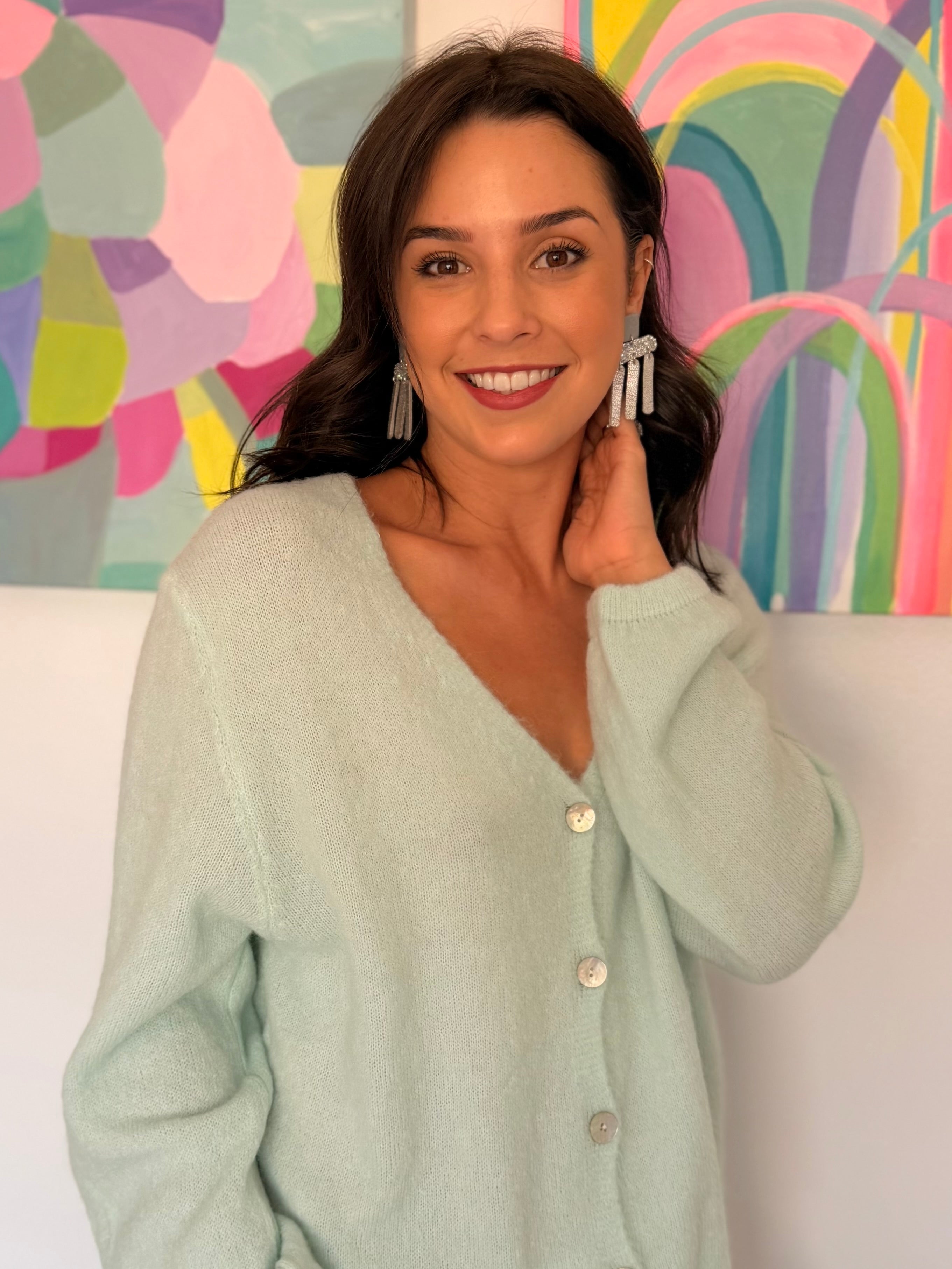 Baby alpaca cardigan -