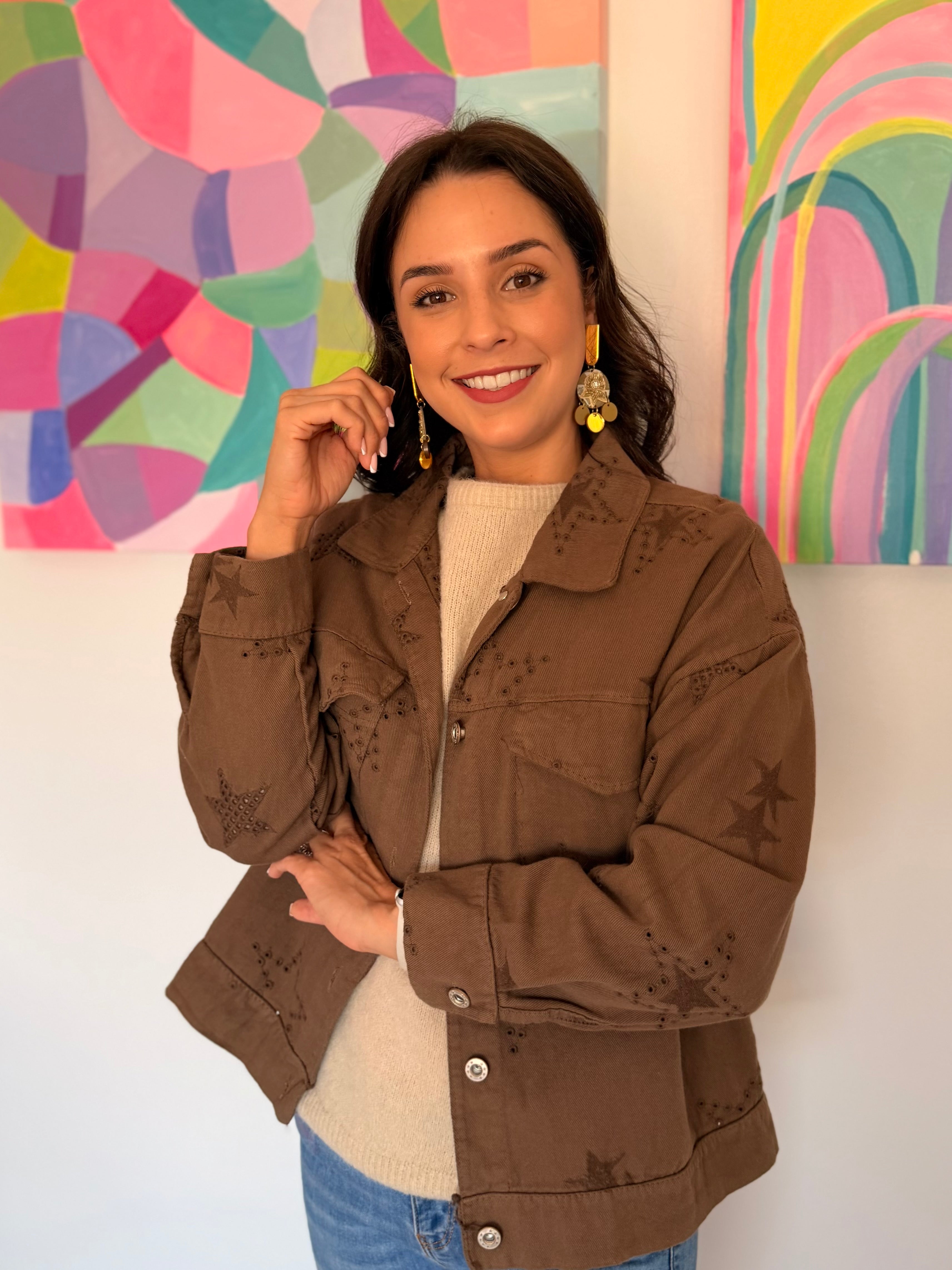 Italian star jacket - Mocha