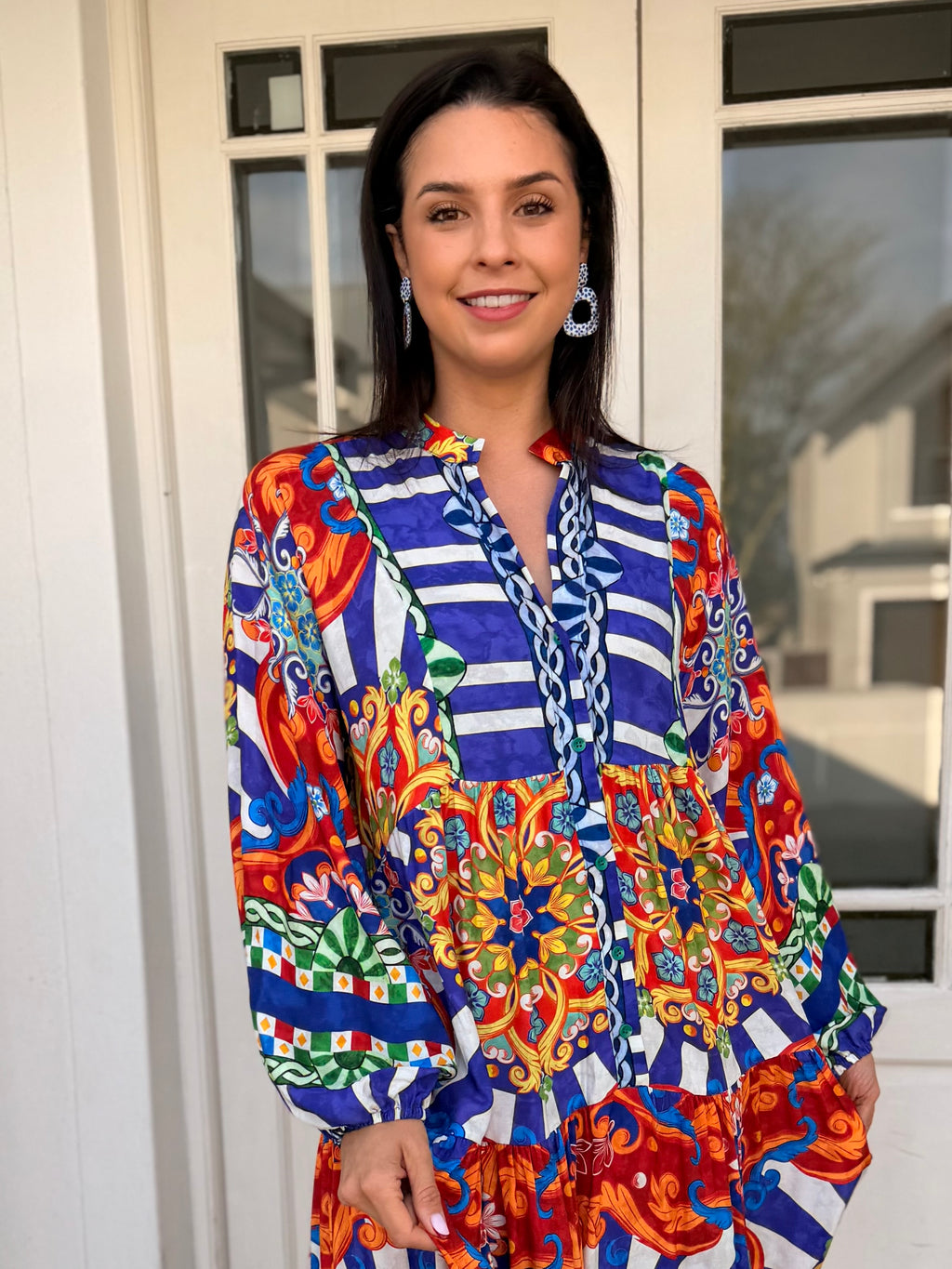 Jenna dress - Bold type