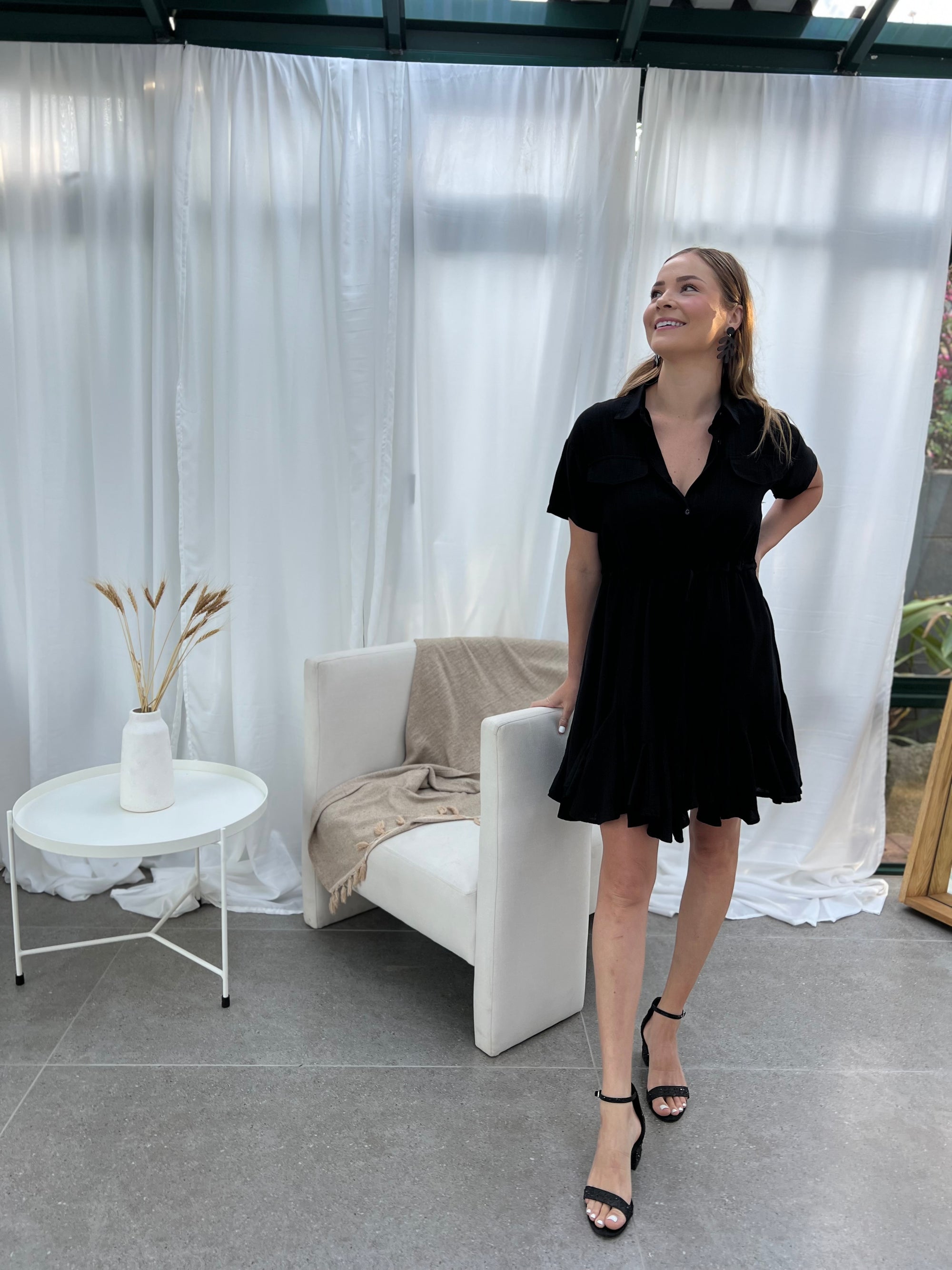Blake dress - Black flare