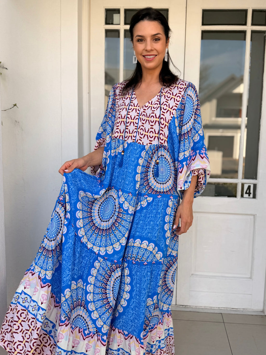 Skylar dress - Blue mandala