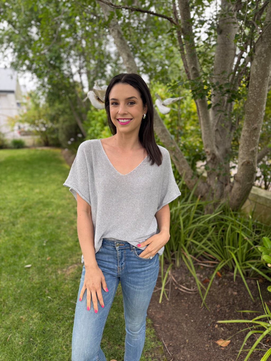 Italian summer knit - Grey