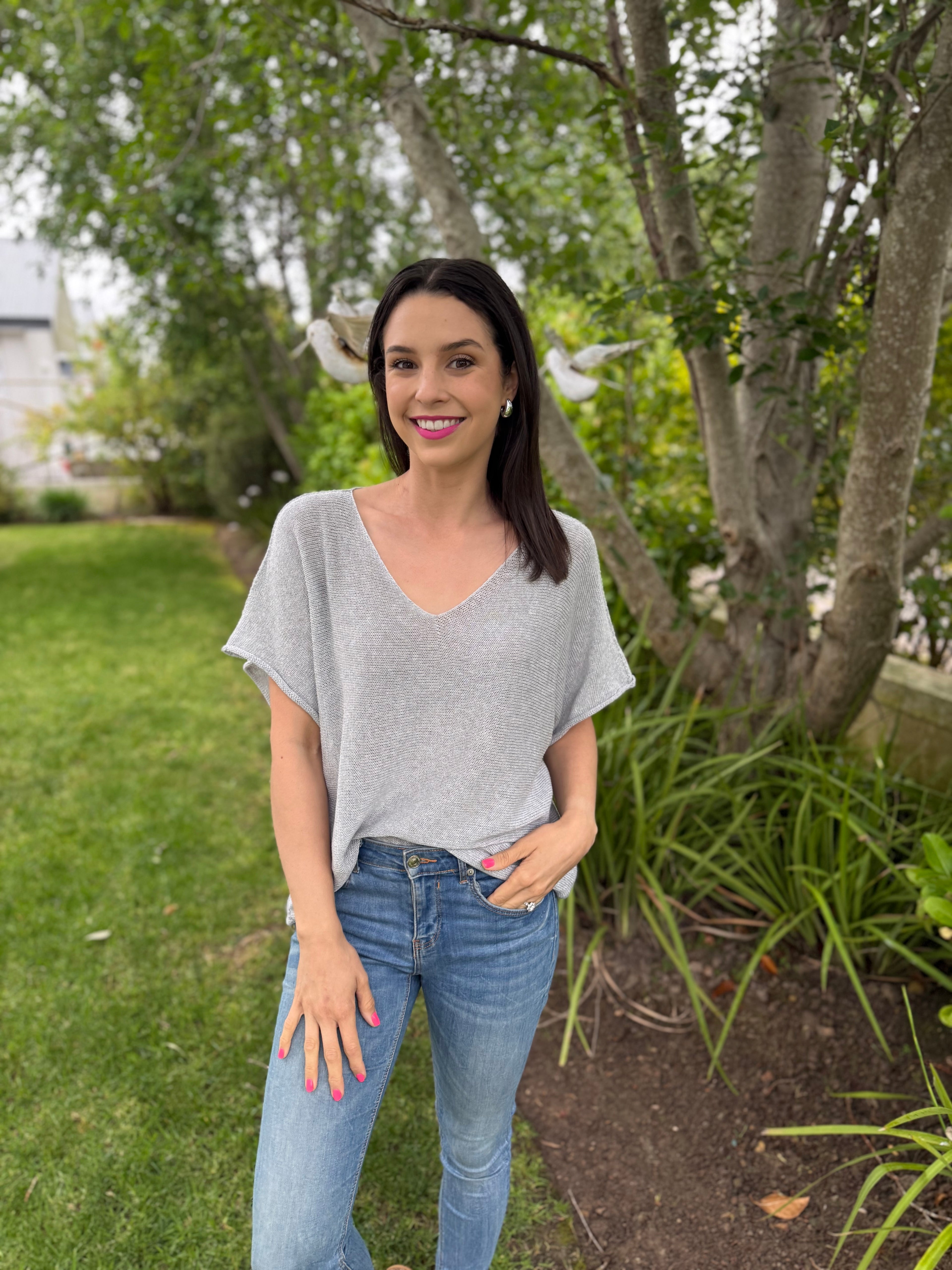 Italian summer knit - Grey