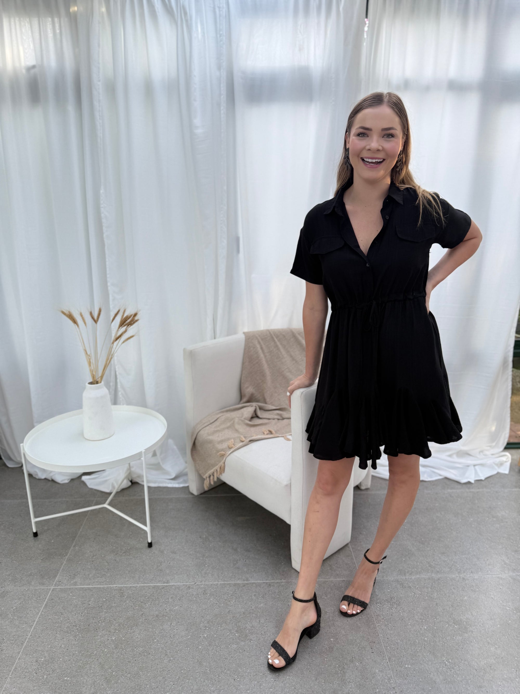 Blake dress - Black flare