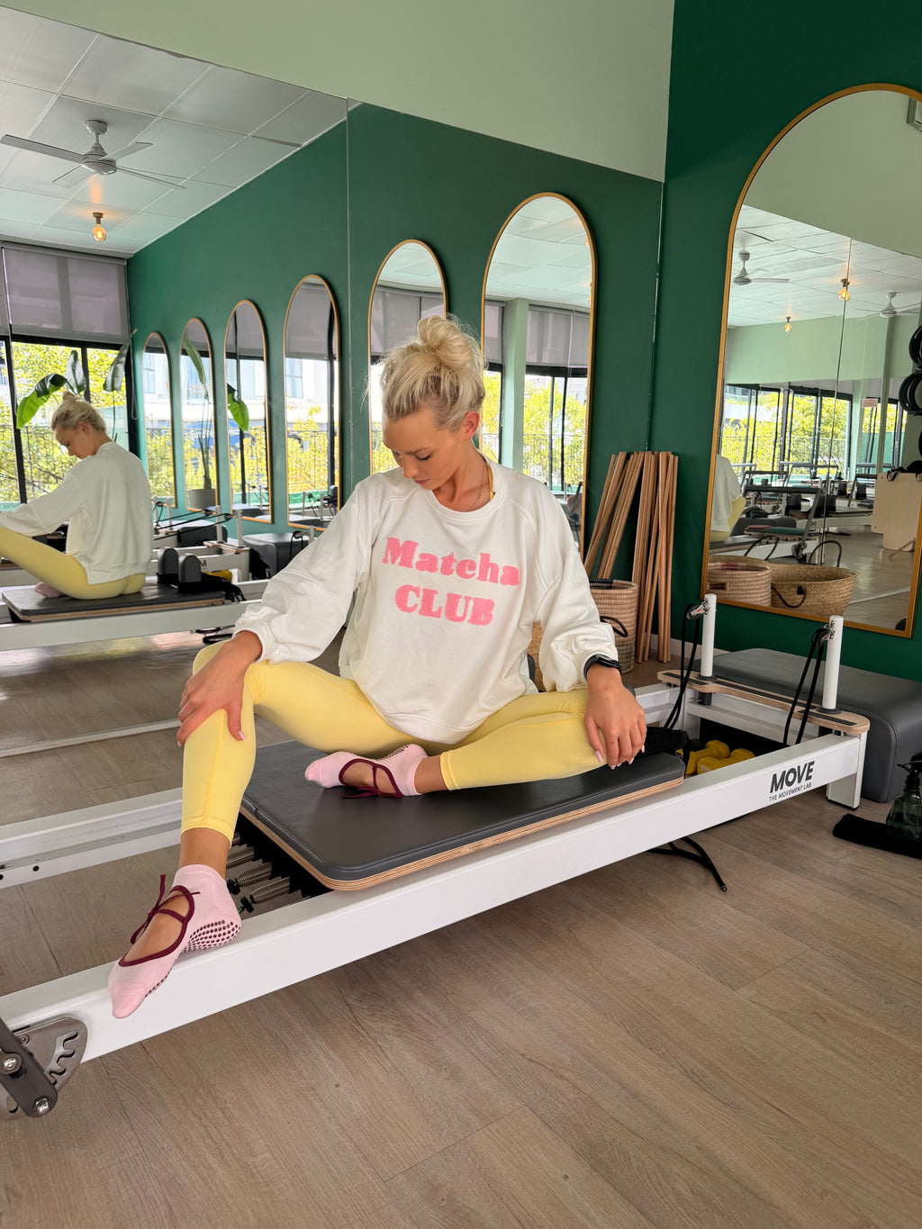 Italian sweater - Matcha white