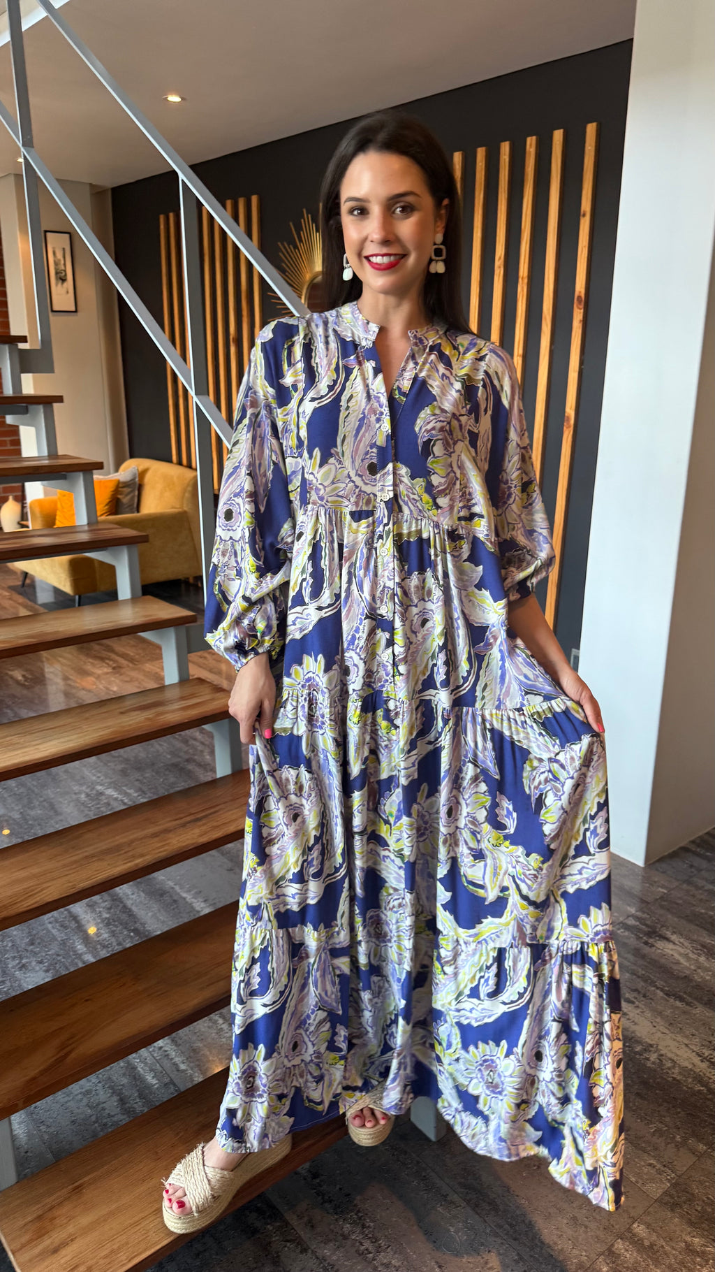 Jenna dress - Purple floral