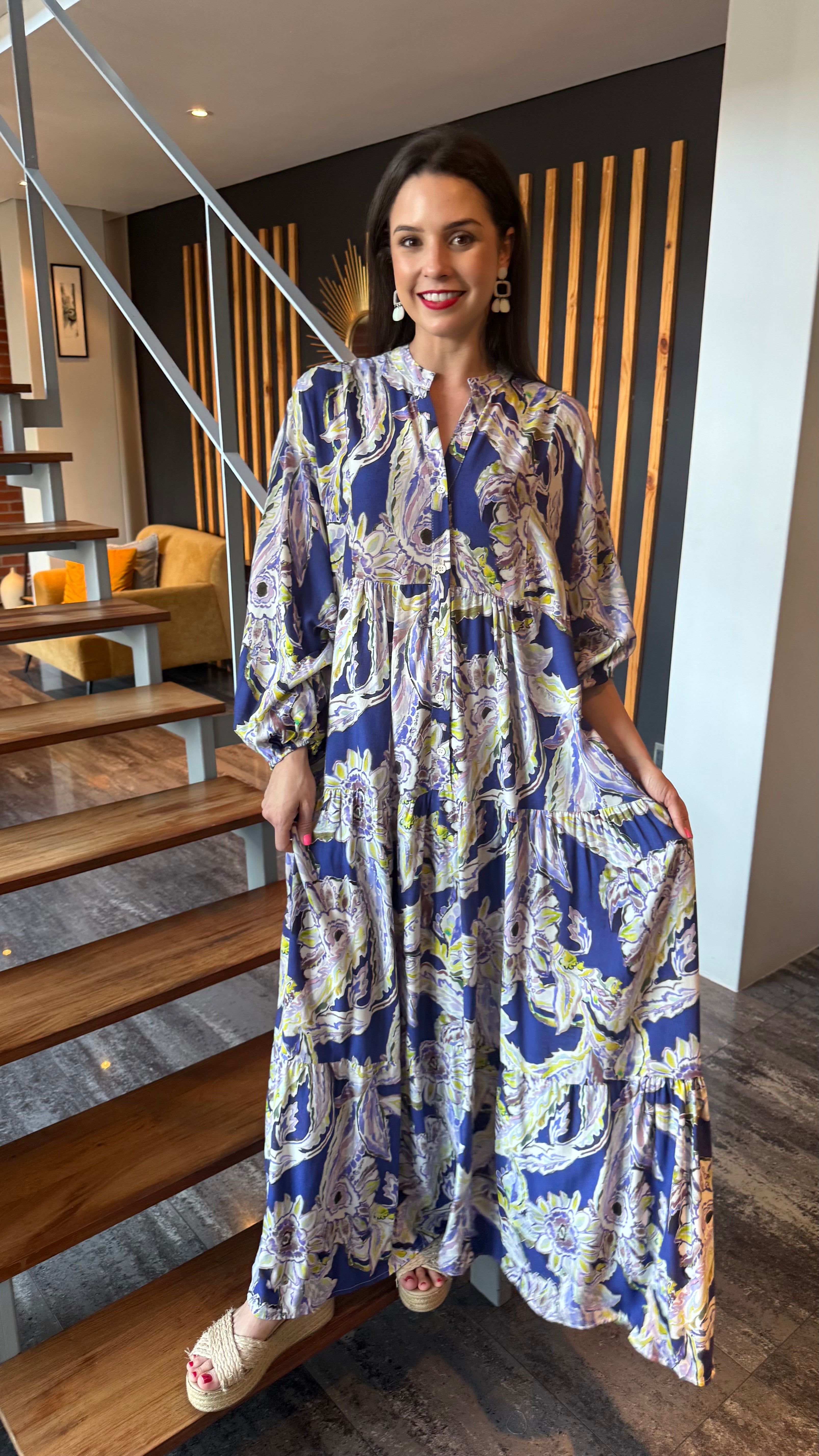 Jenna dress - Purple floral