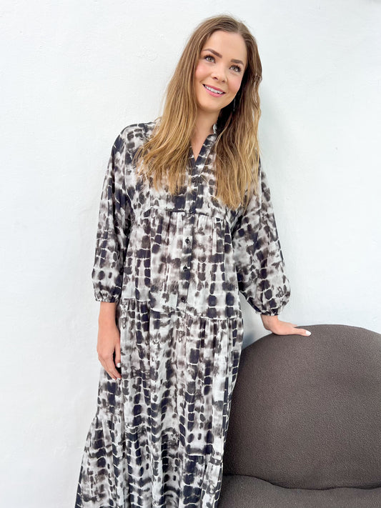 Jenna dress - Black snake