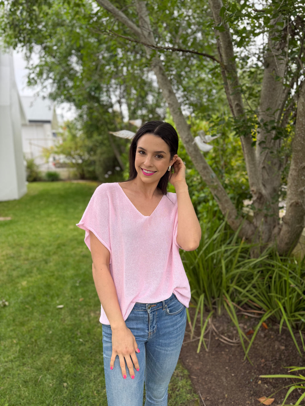 Italian summer knit - Soft pink