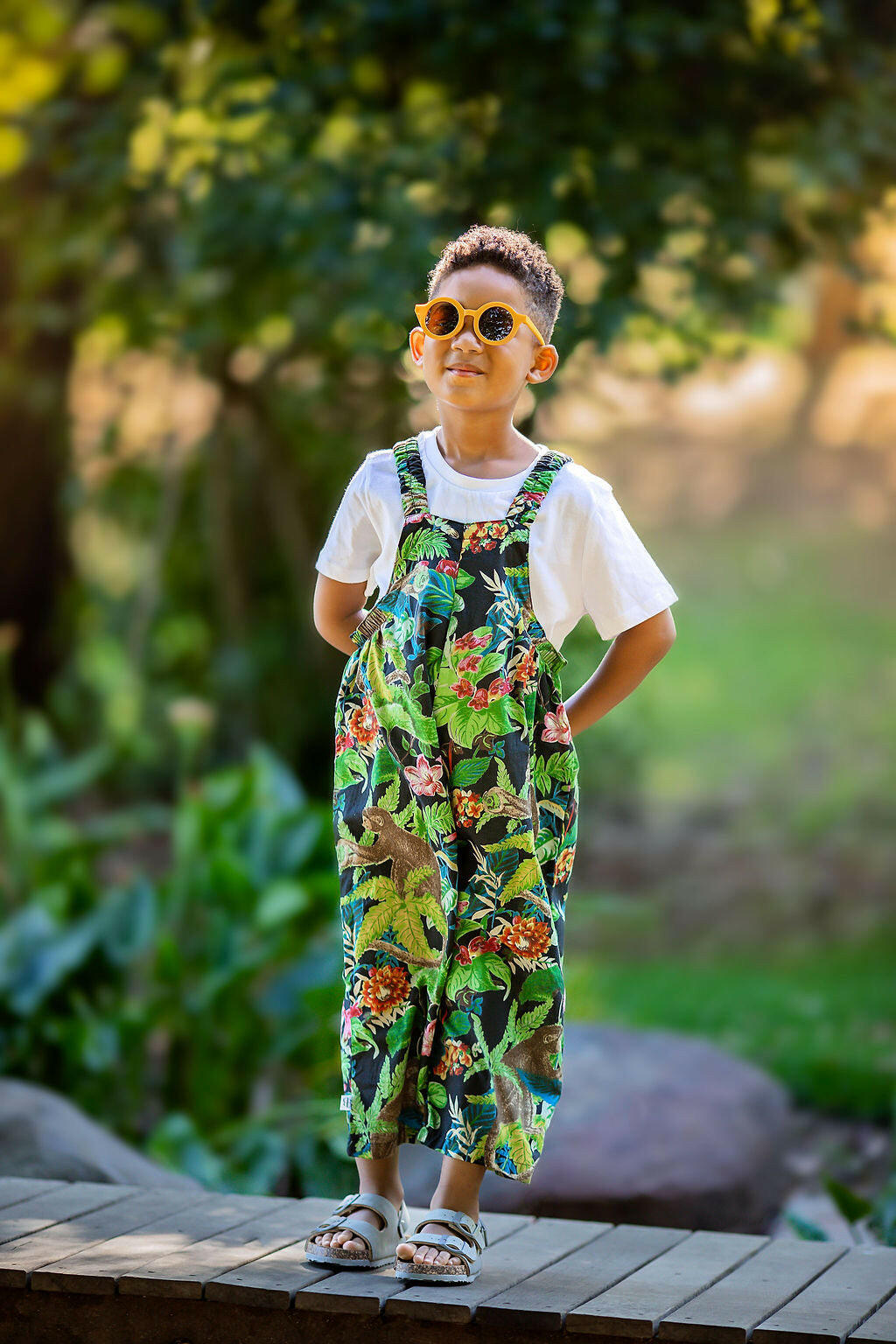 Dungaree- Tropicana (unisex) - Babalu boutique