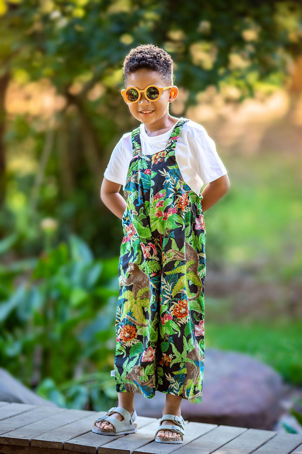 Dungaree- Tropicana (unisex) - Babalu boutique