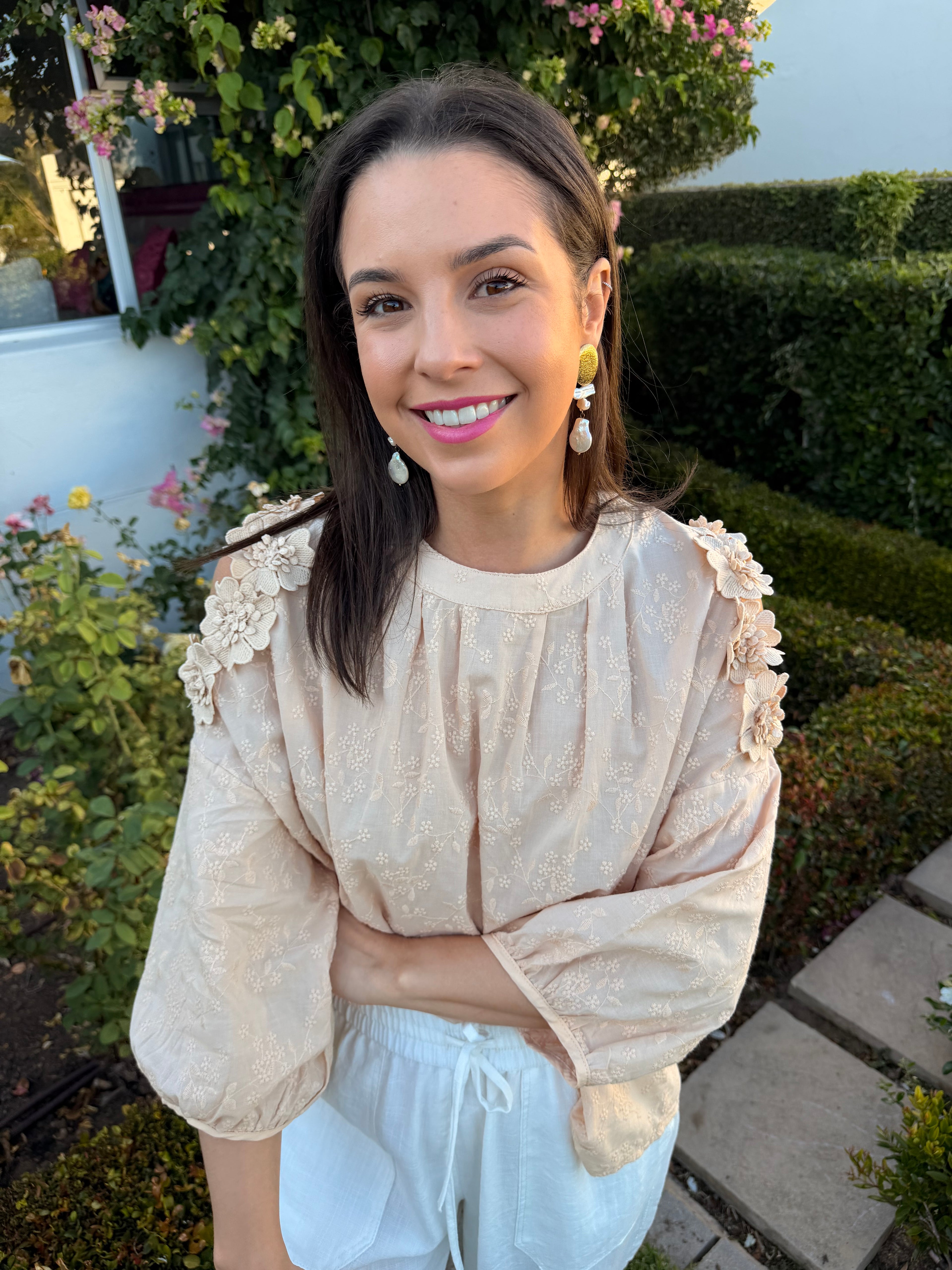 Christine Italian blouse - Beige