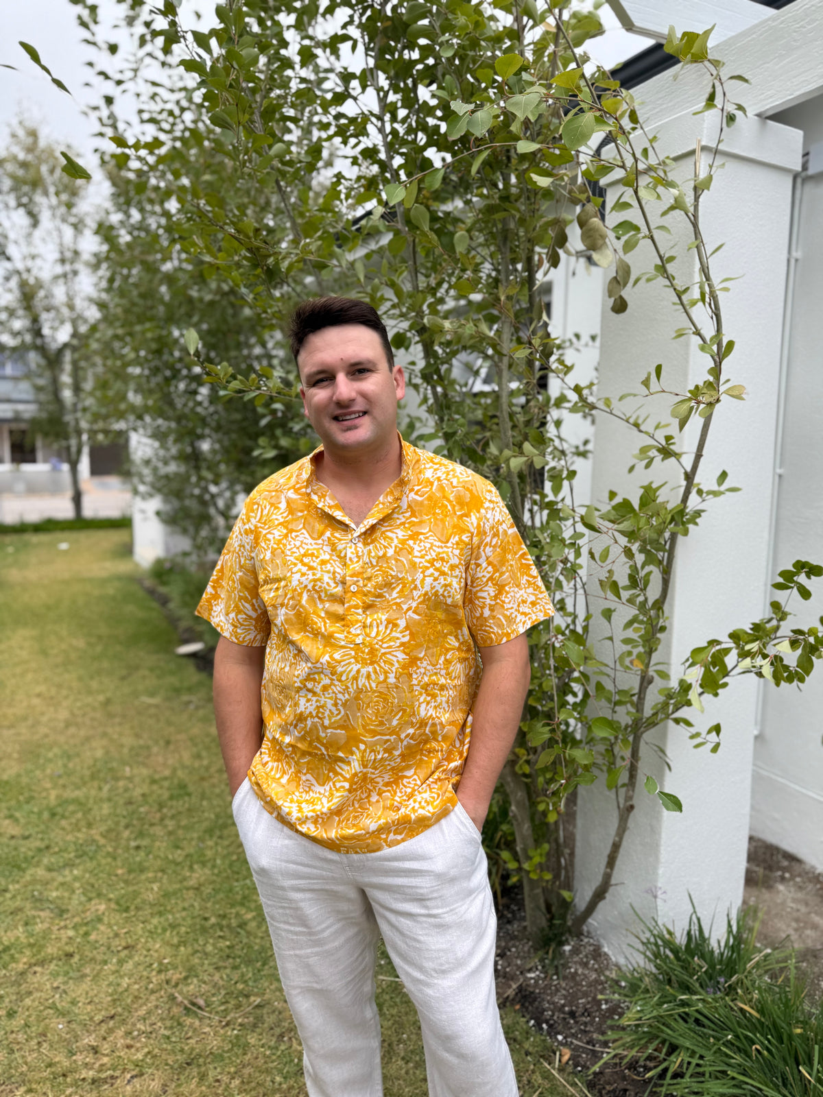 Ruan shirt - Mustard floral