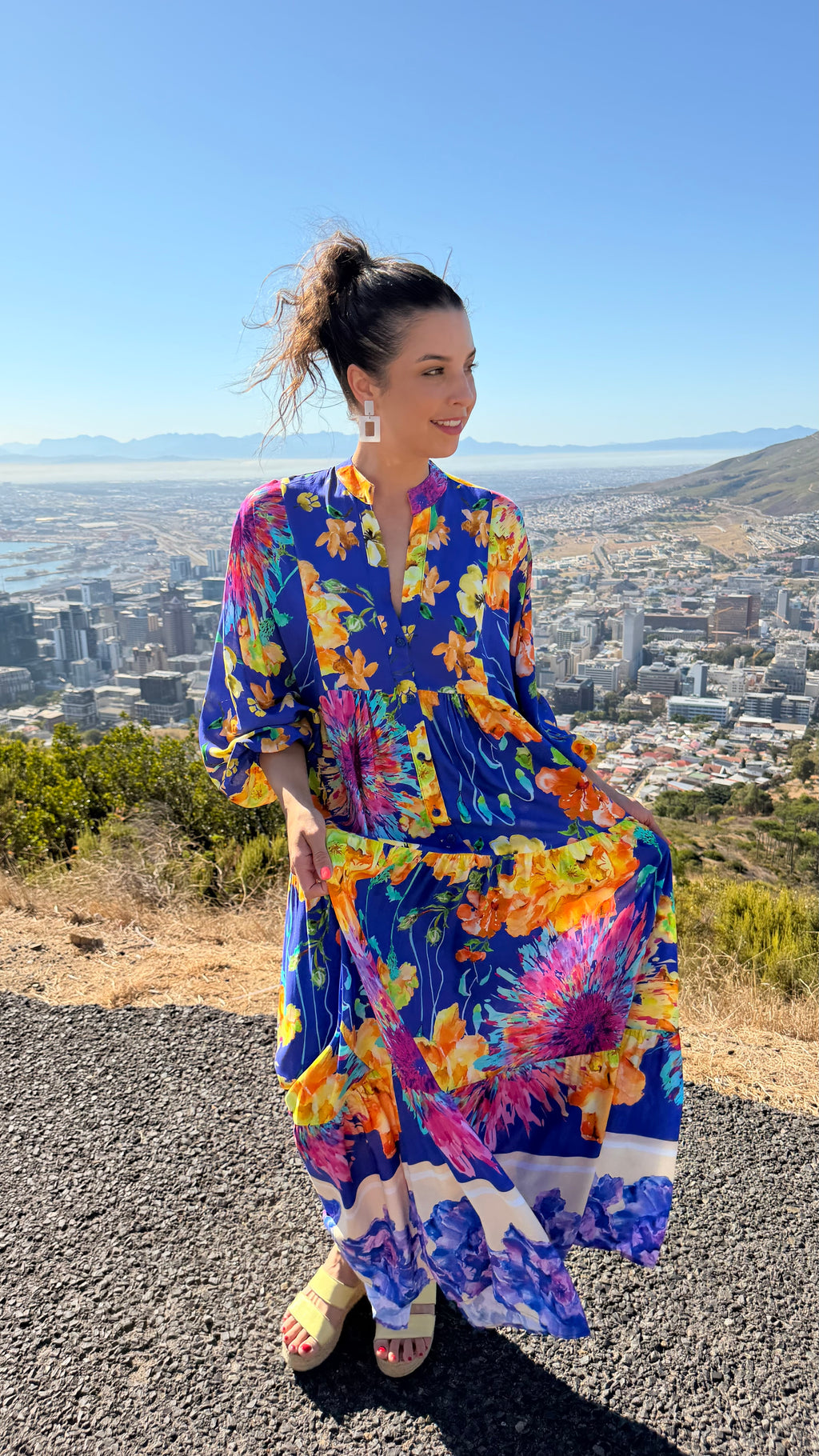 Jenna dress - Floral smudge