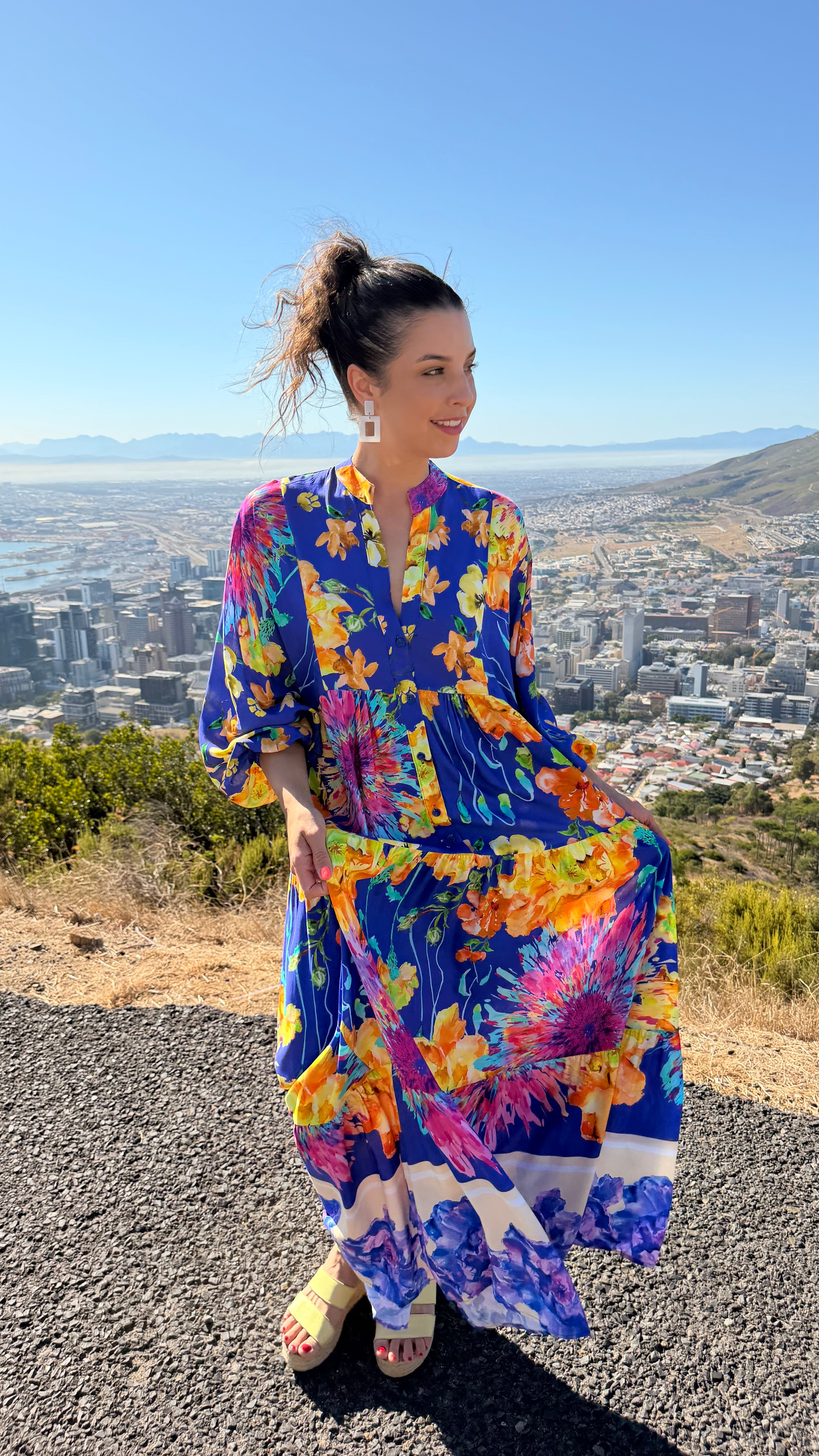 Jenna dress - Floral smudge