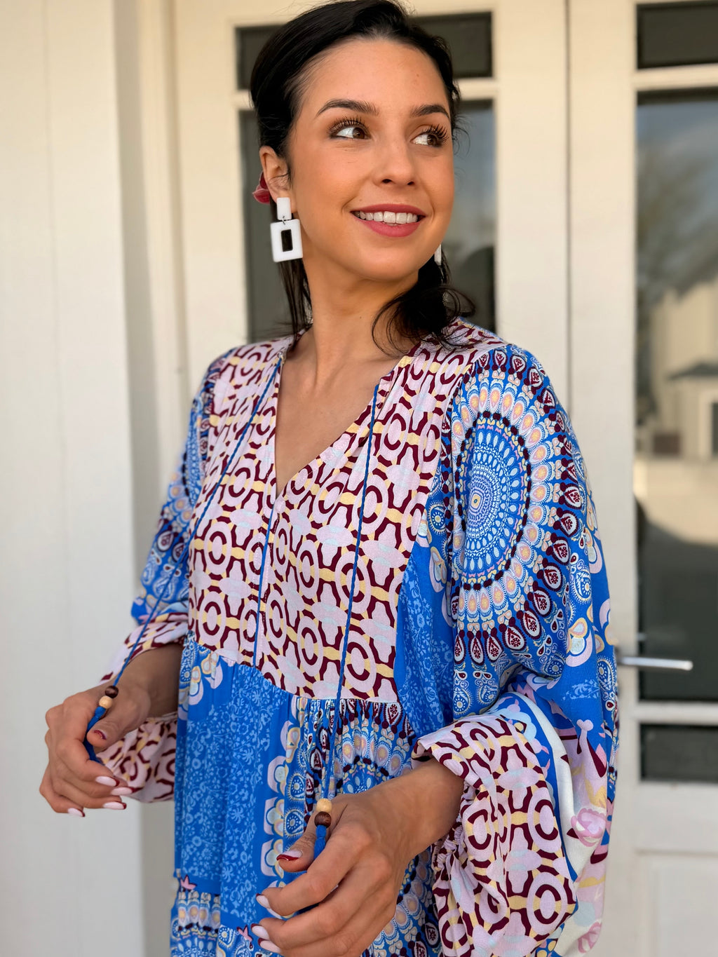 Skylar dress - Blue mandala