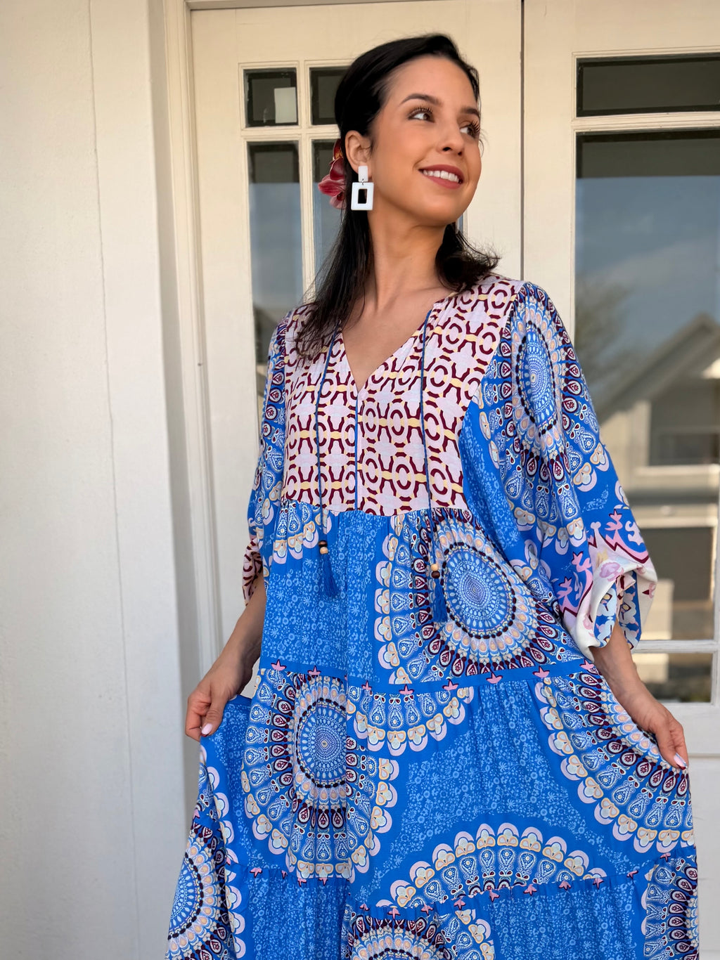 Skylar dress - Blue mandala