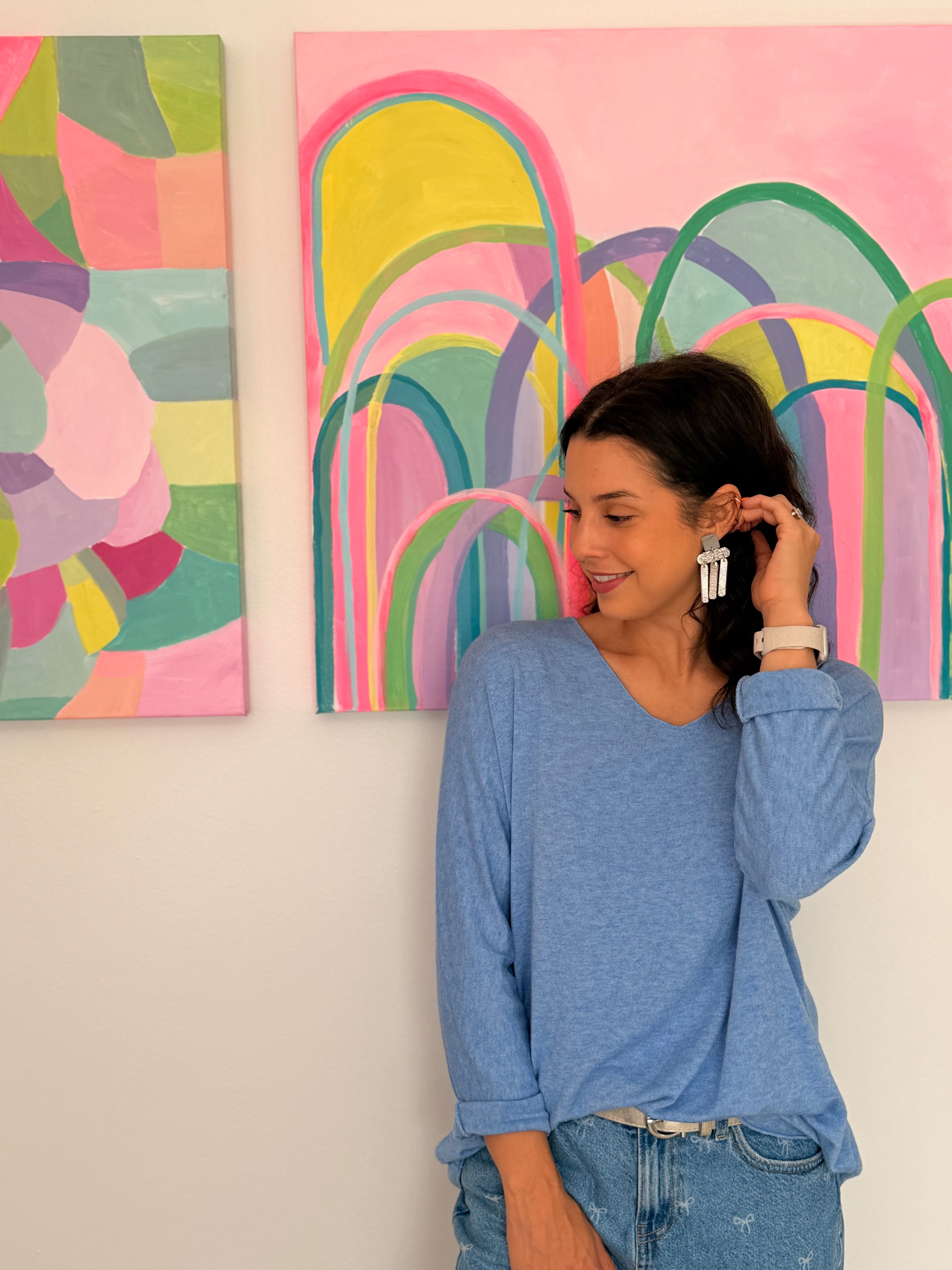 Soft Italian knit - Blue