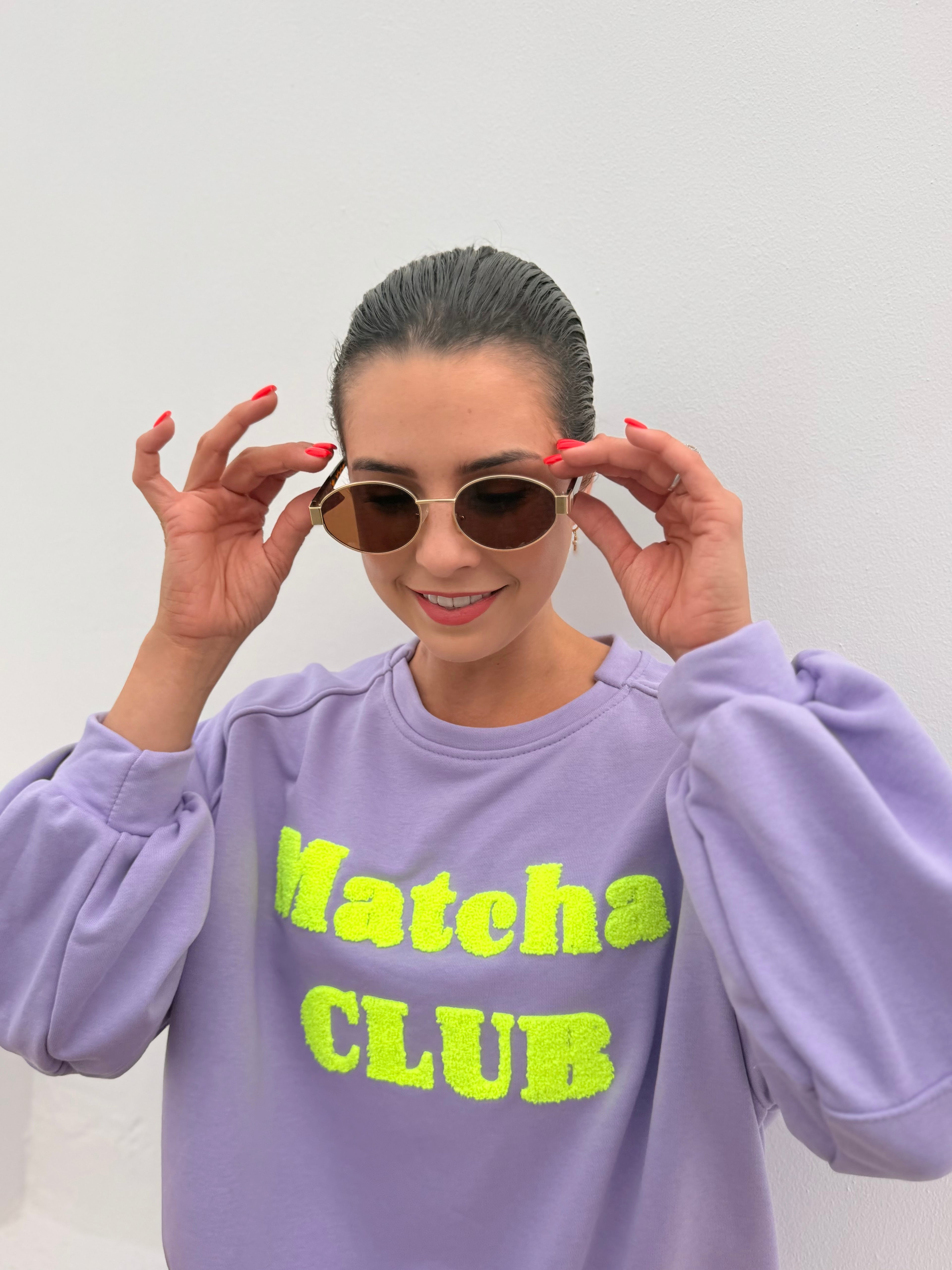 Matcha club top - Purple