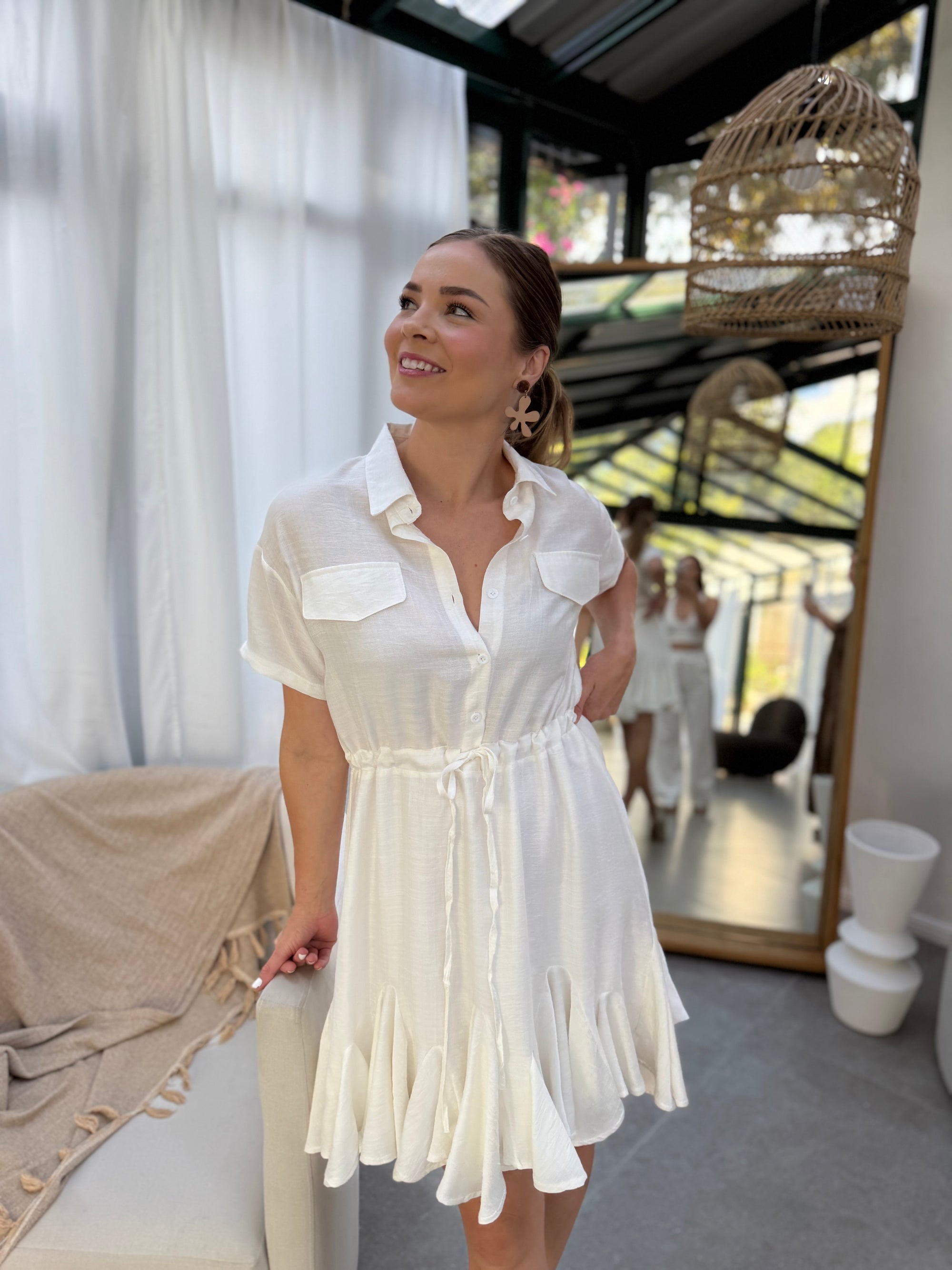Blake dress - White flare