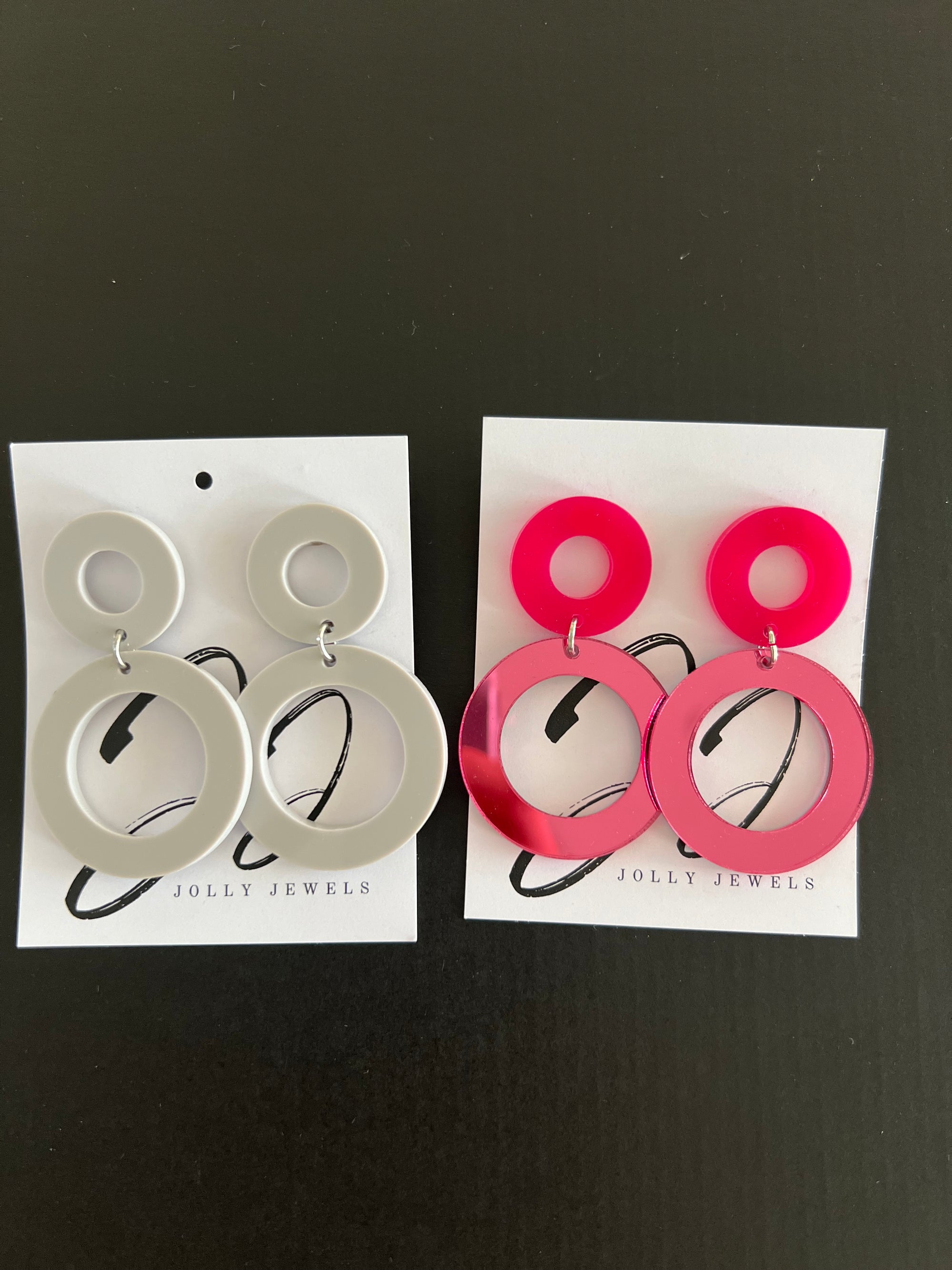 Retro circular earrings