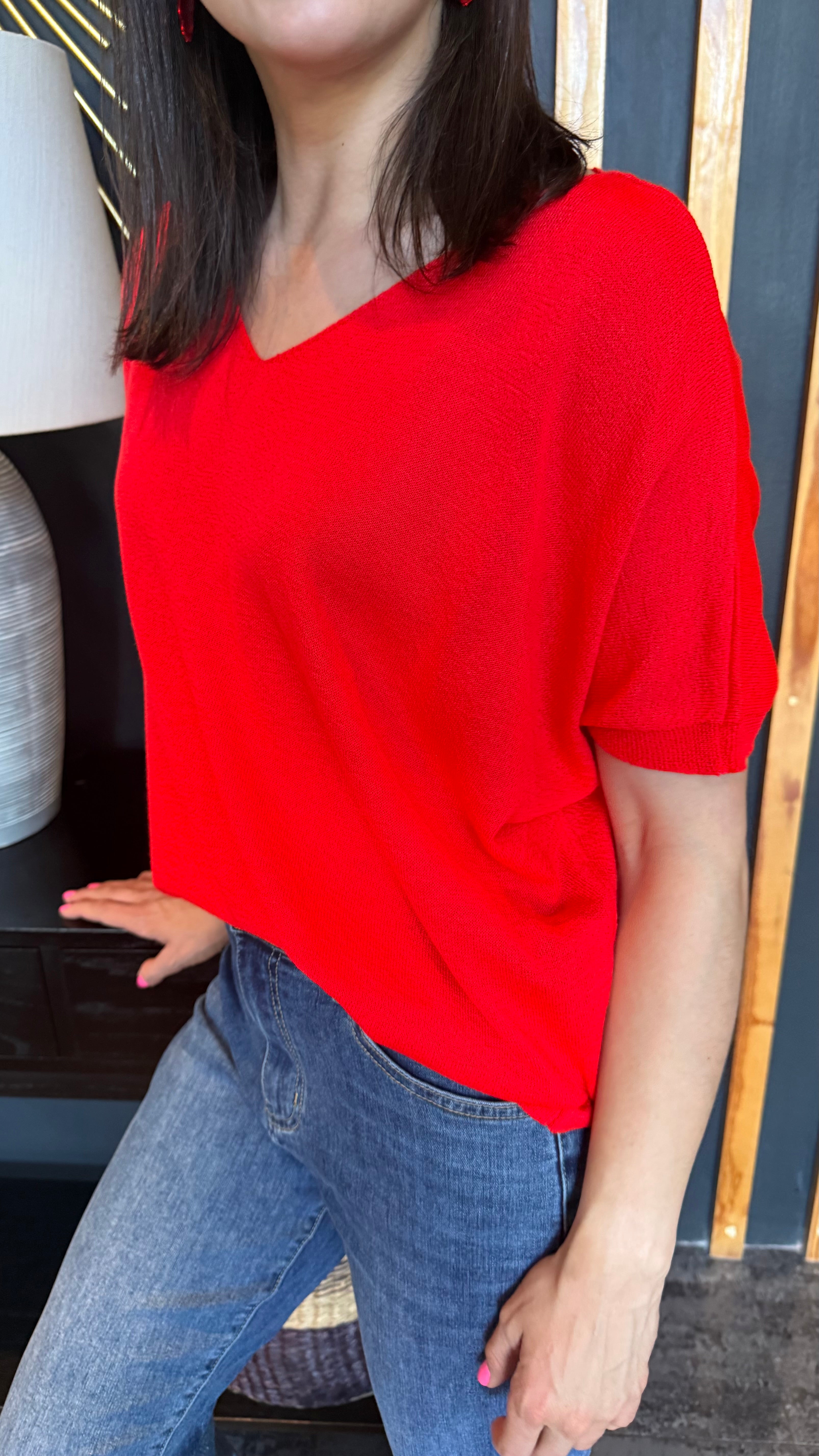 Chloe knit - Flame
