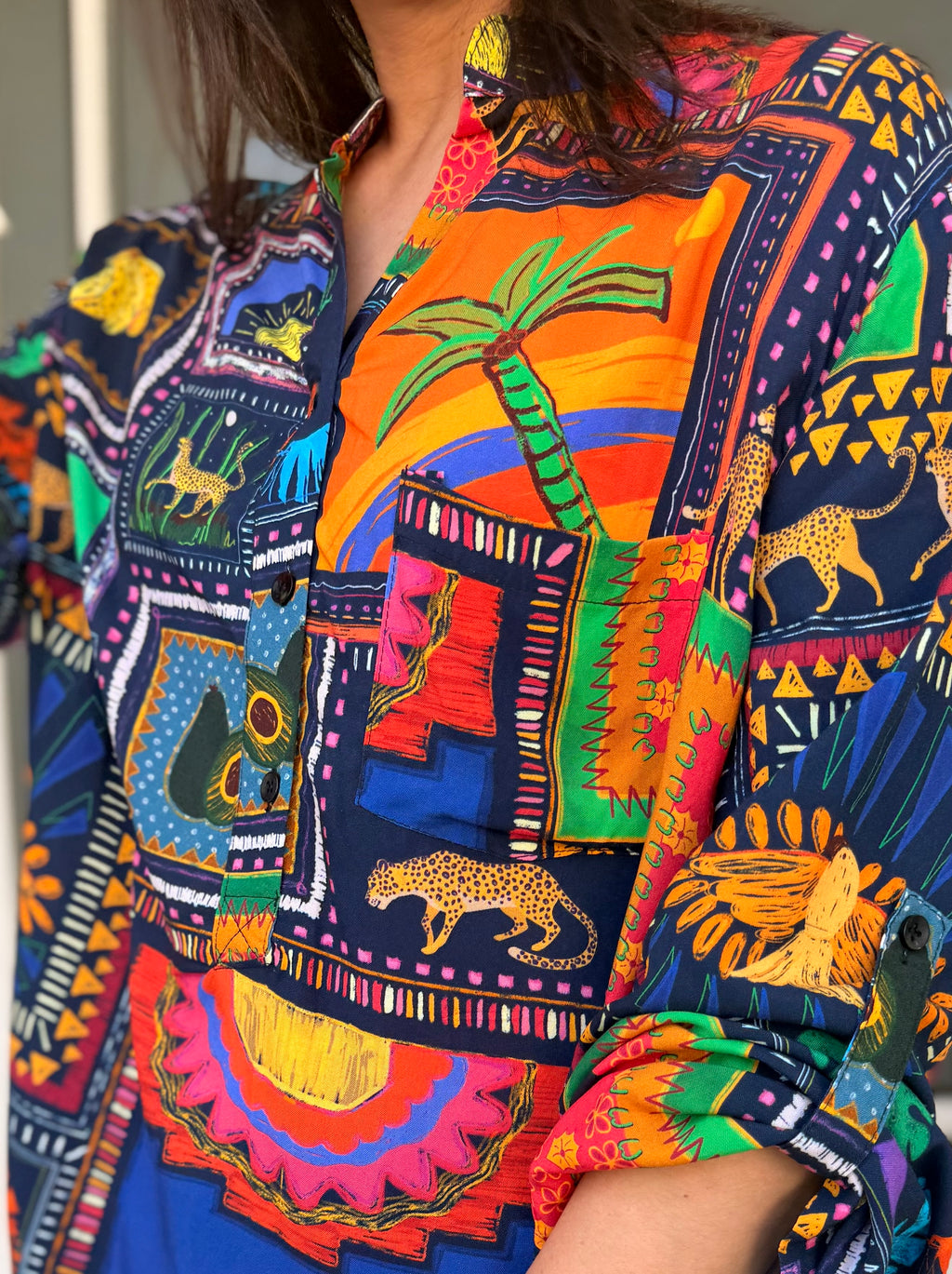 Terry top- Mexi