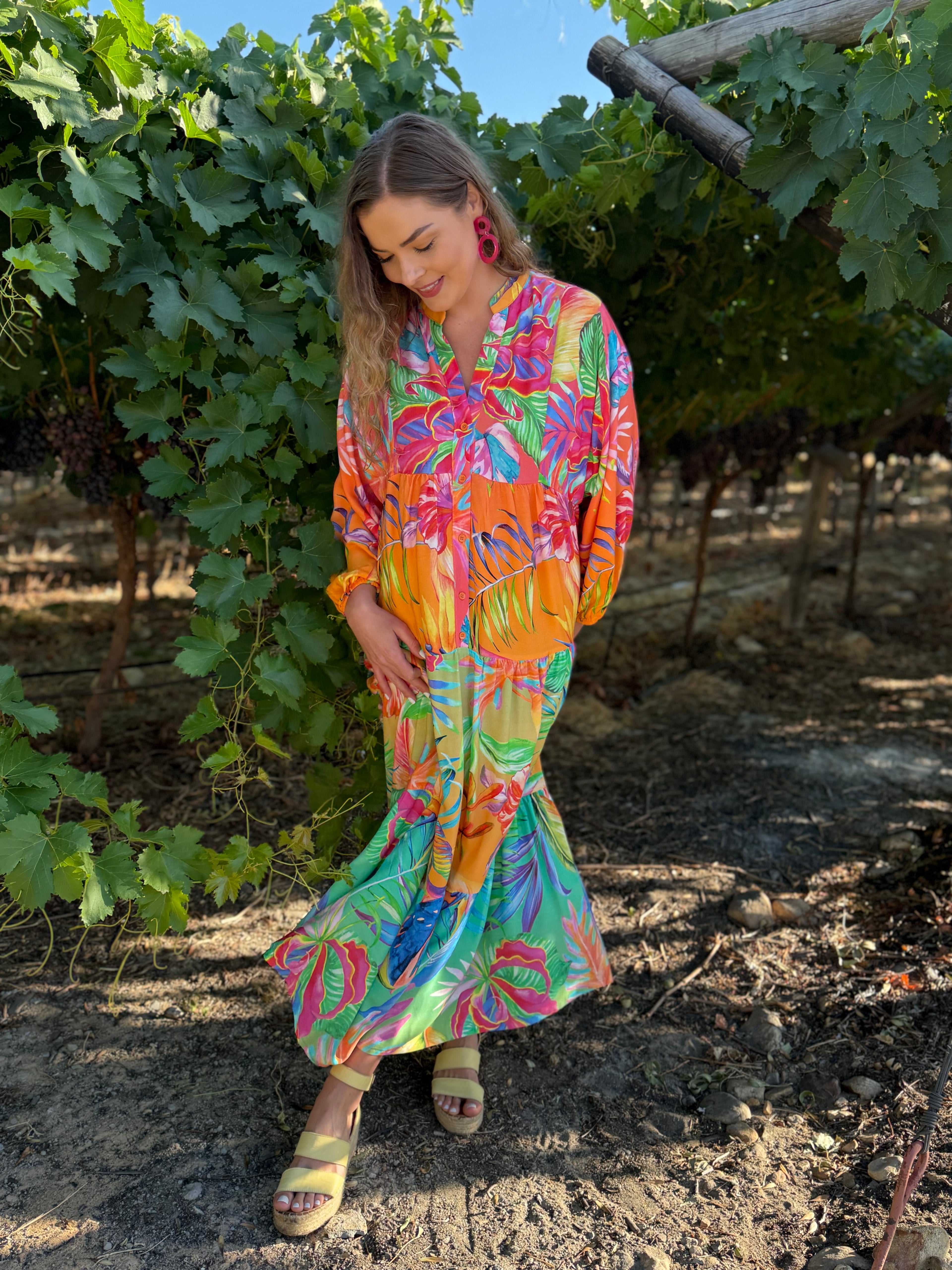 Jenna dress - tropical