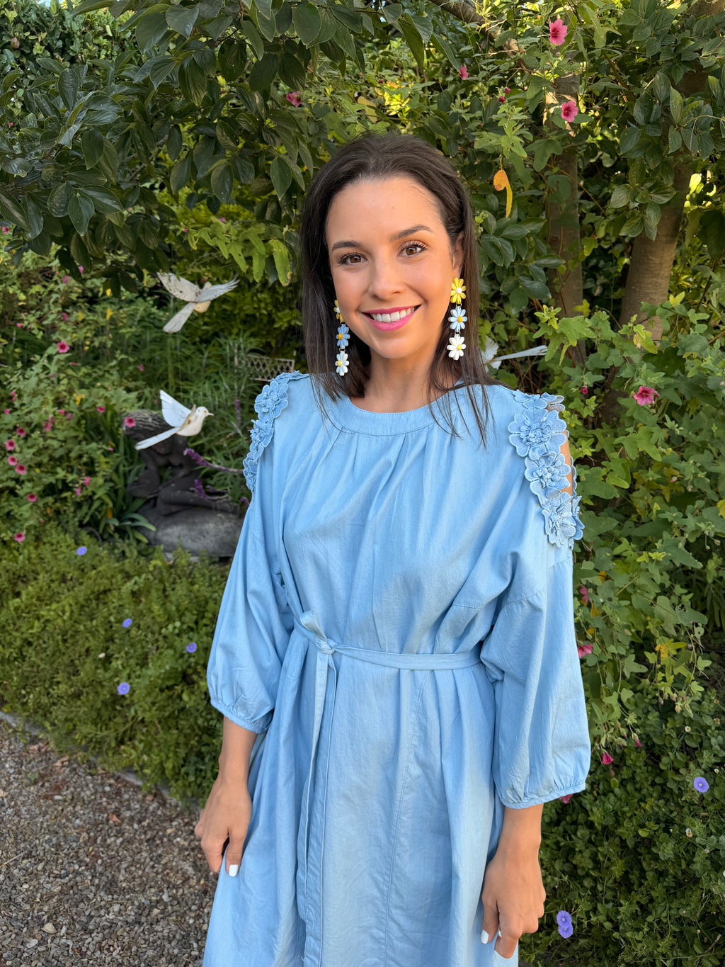 Liliana Italian dress - Light denim