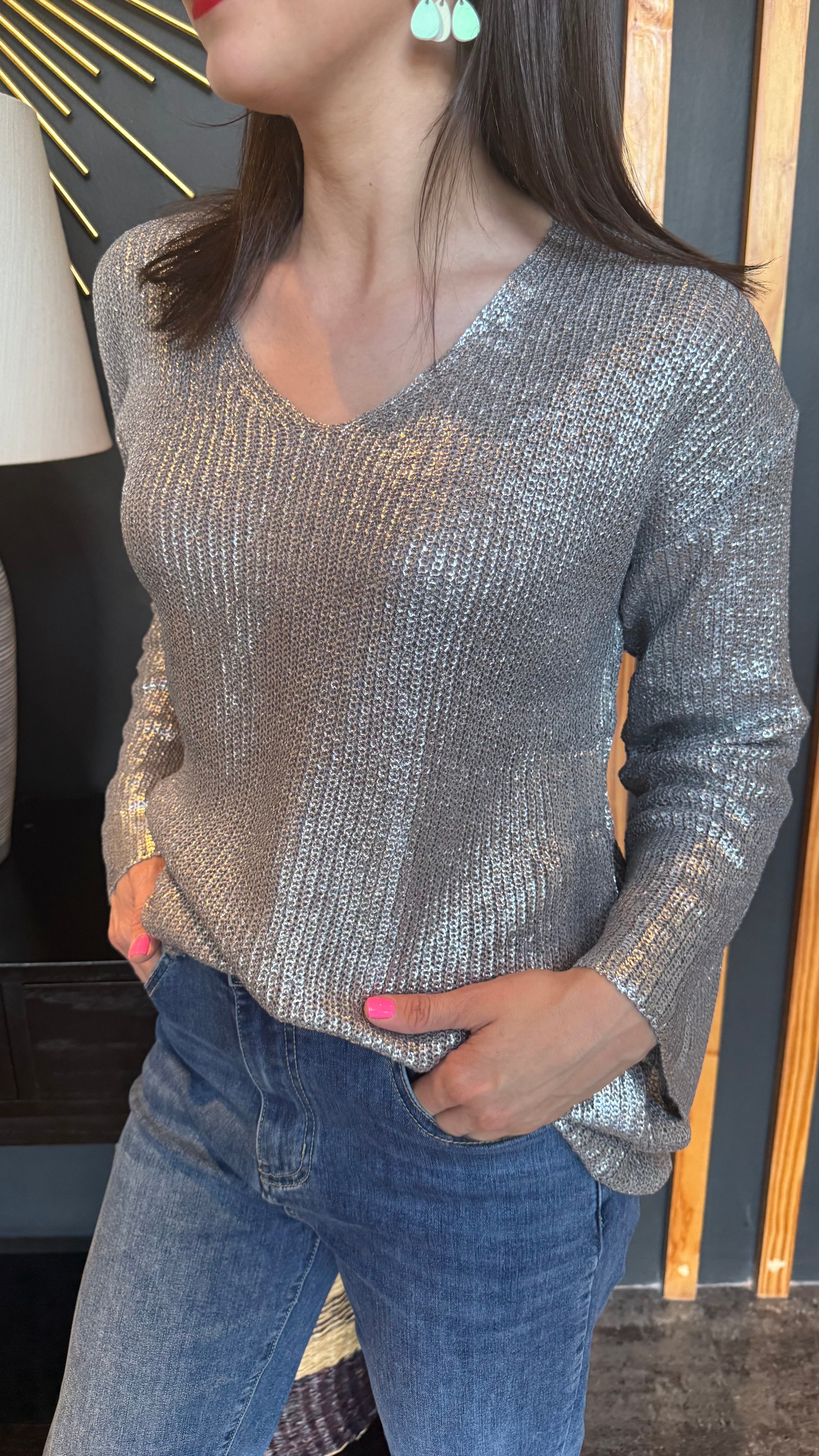 Pamela knit - Silver