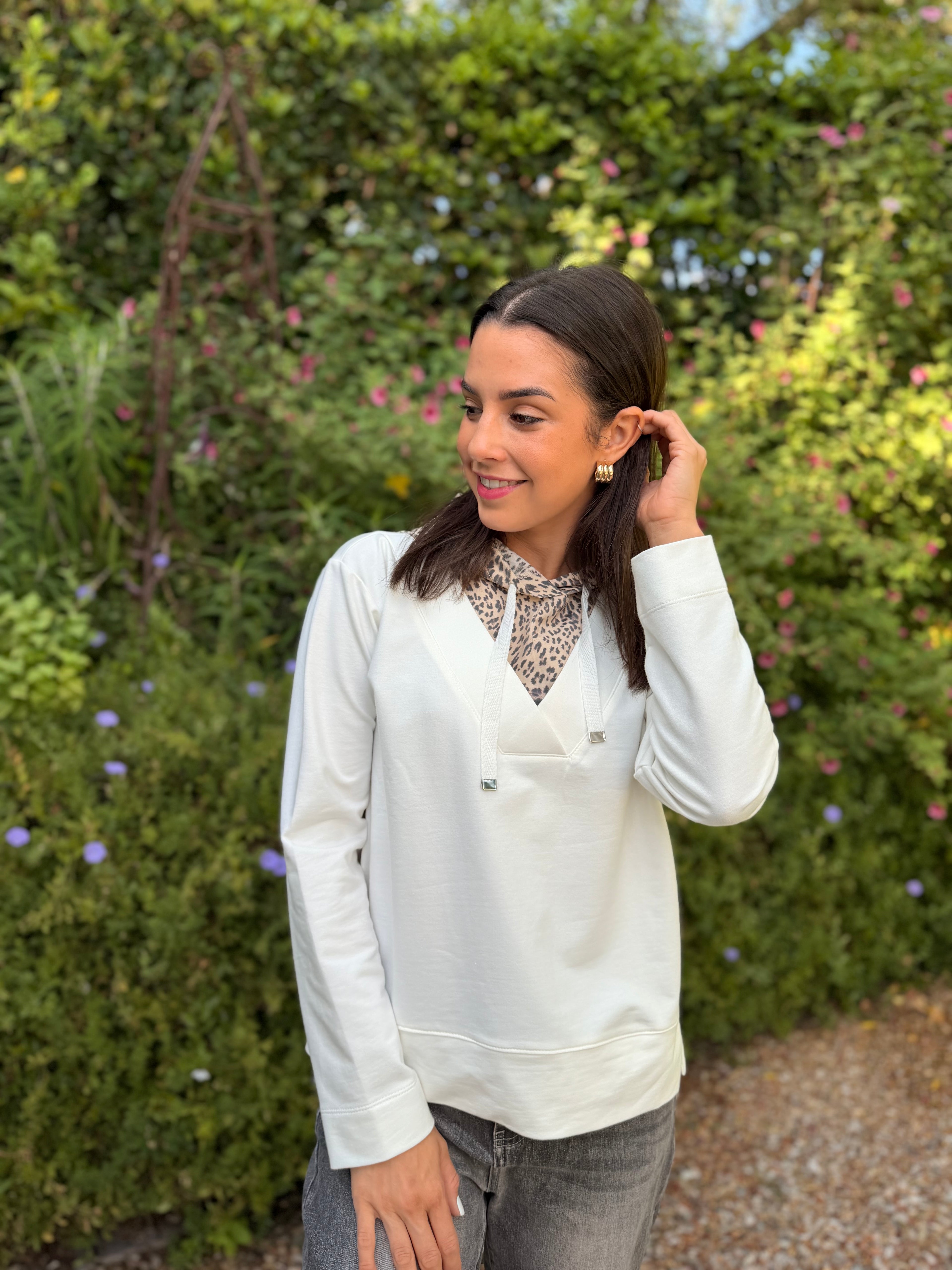 Comfy Sweater - Leopard rain