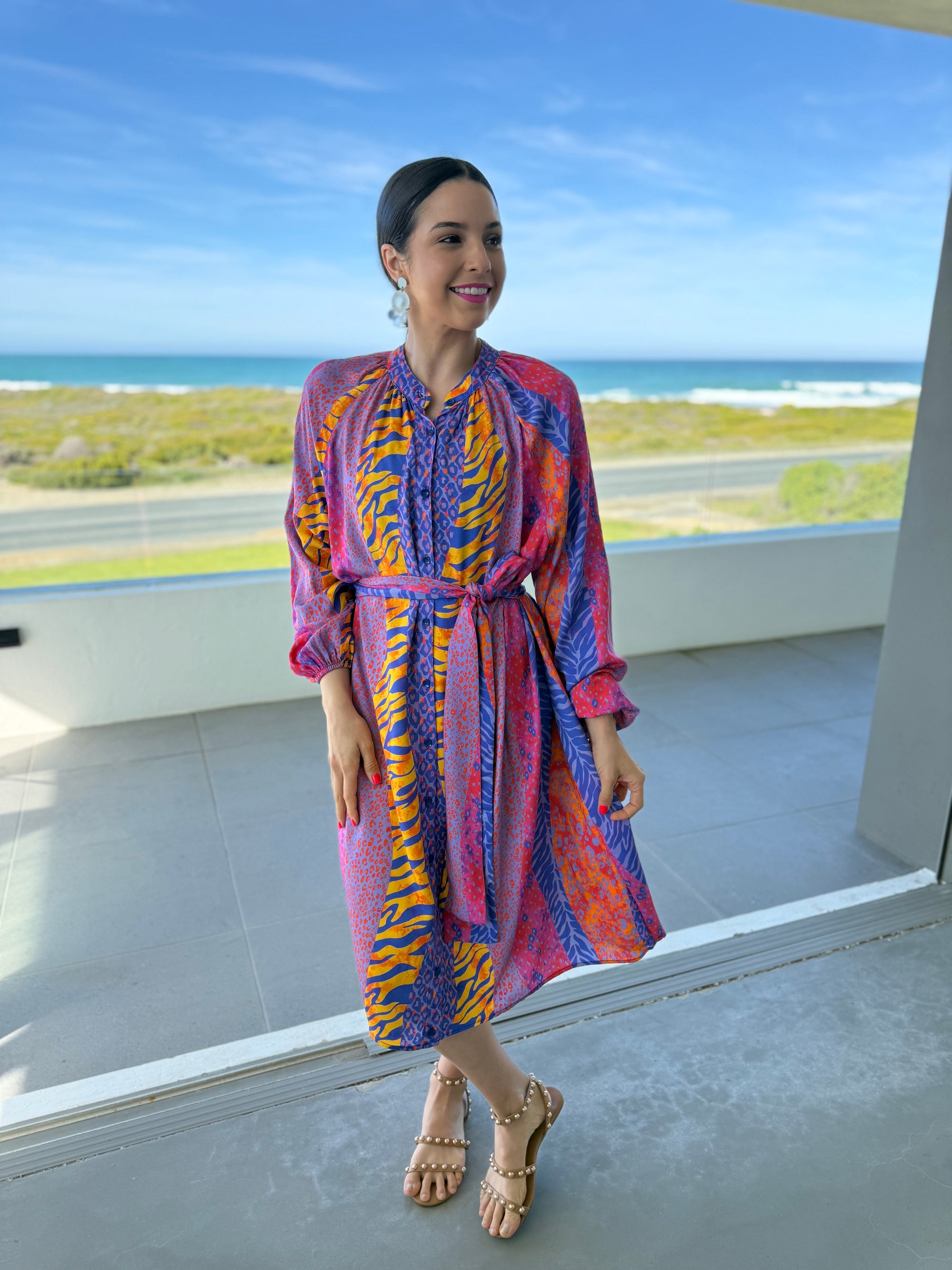 Judie dress - Zebra lux