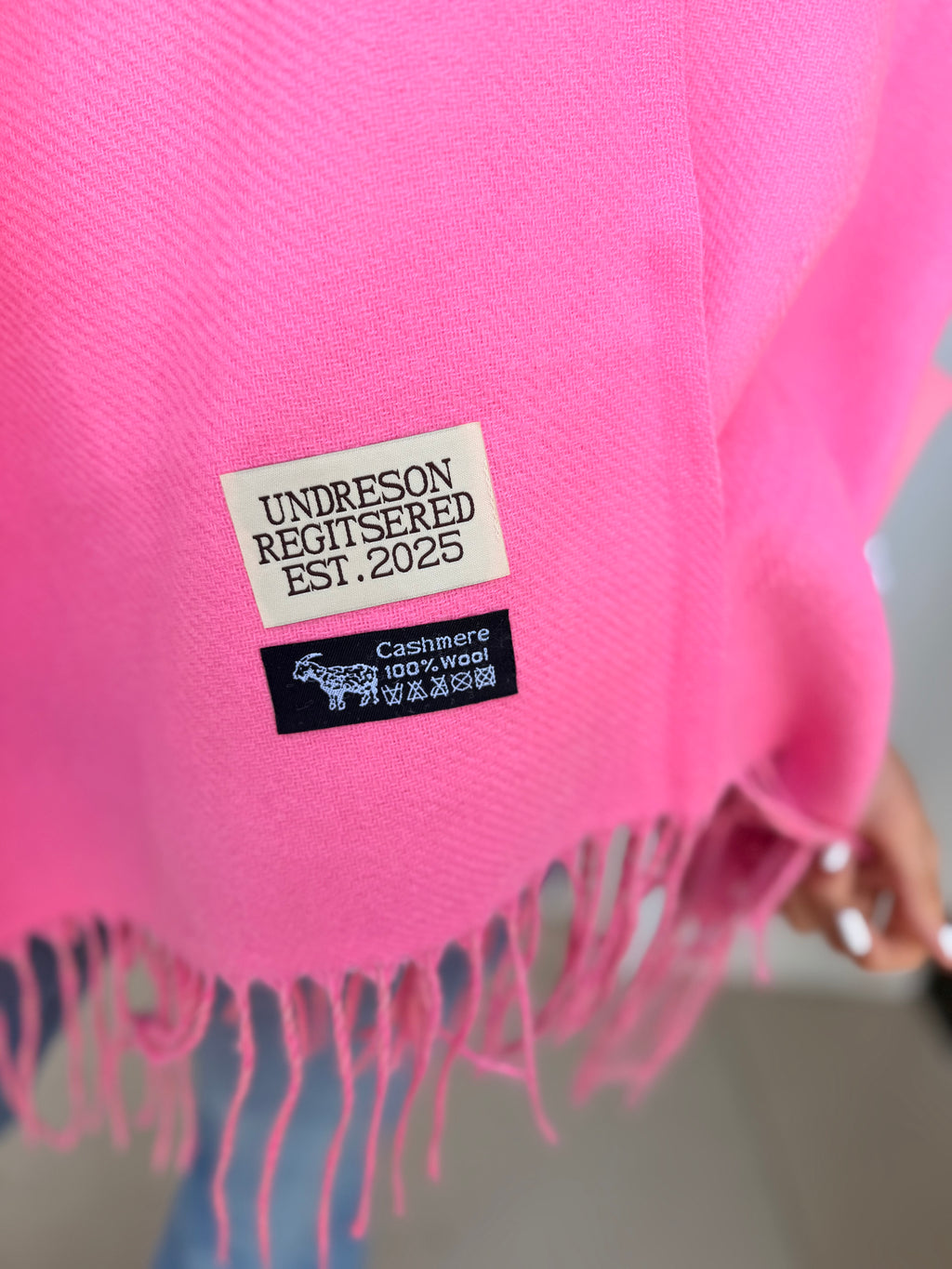 Cashmere scarf - Pink
