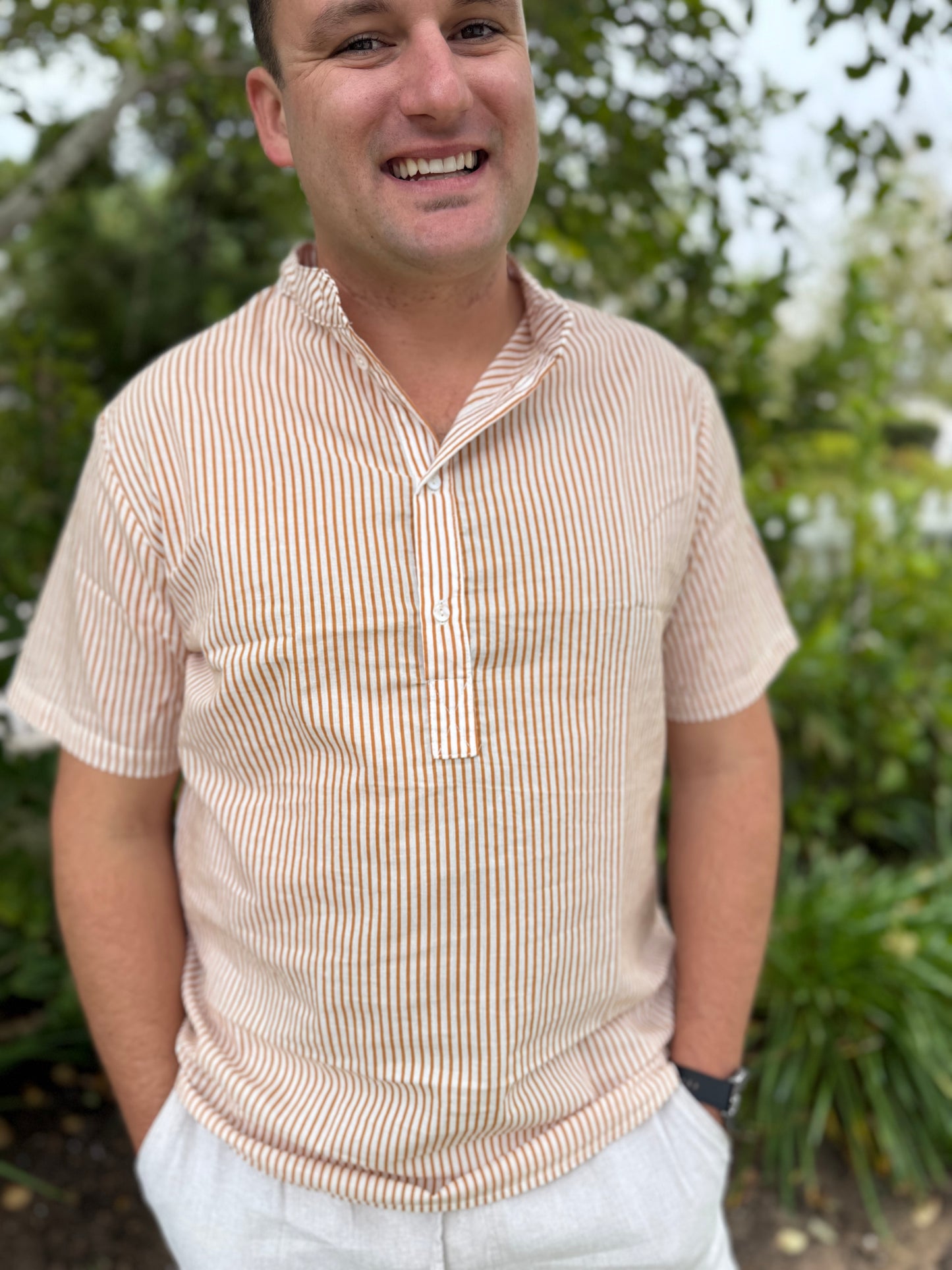 Ruan shirt - Mustard stripe