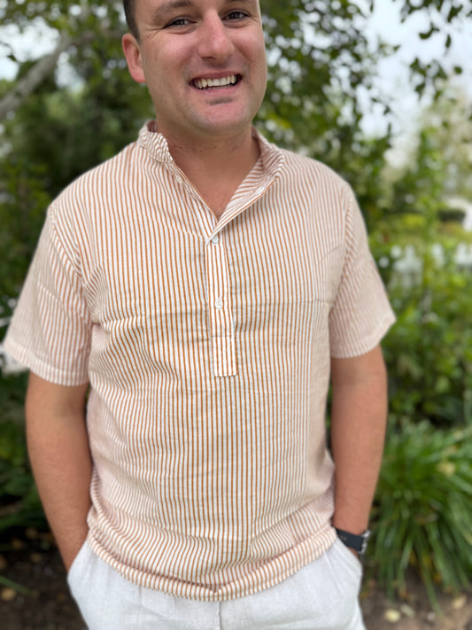 Ruan shirt - Mustard stripe
